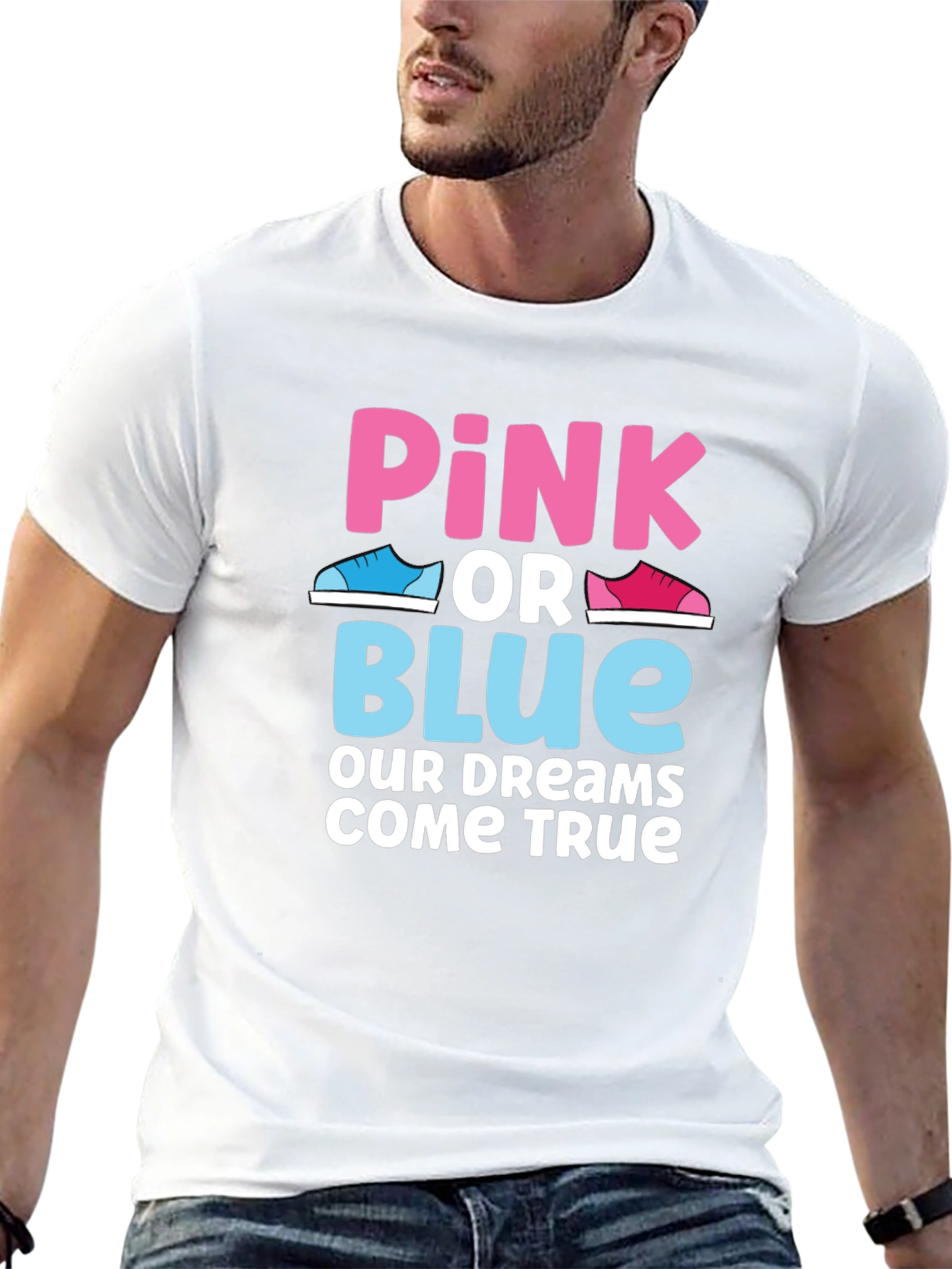 Pink or Blue Gender Reveal T-Shirt