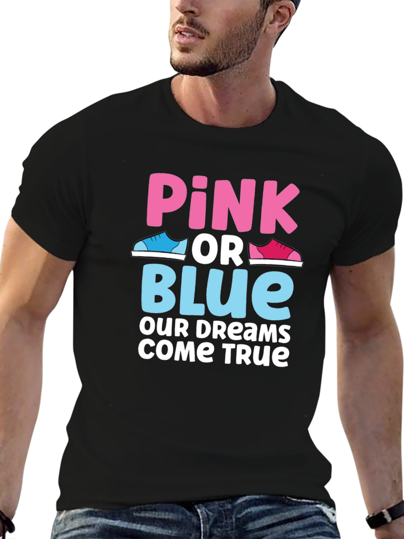 Pink or Blue Gender Reveal T-Shirt