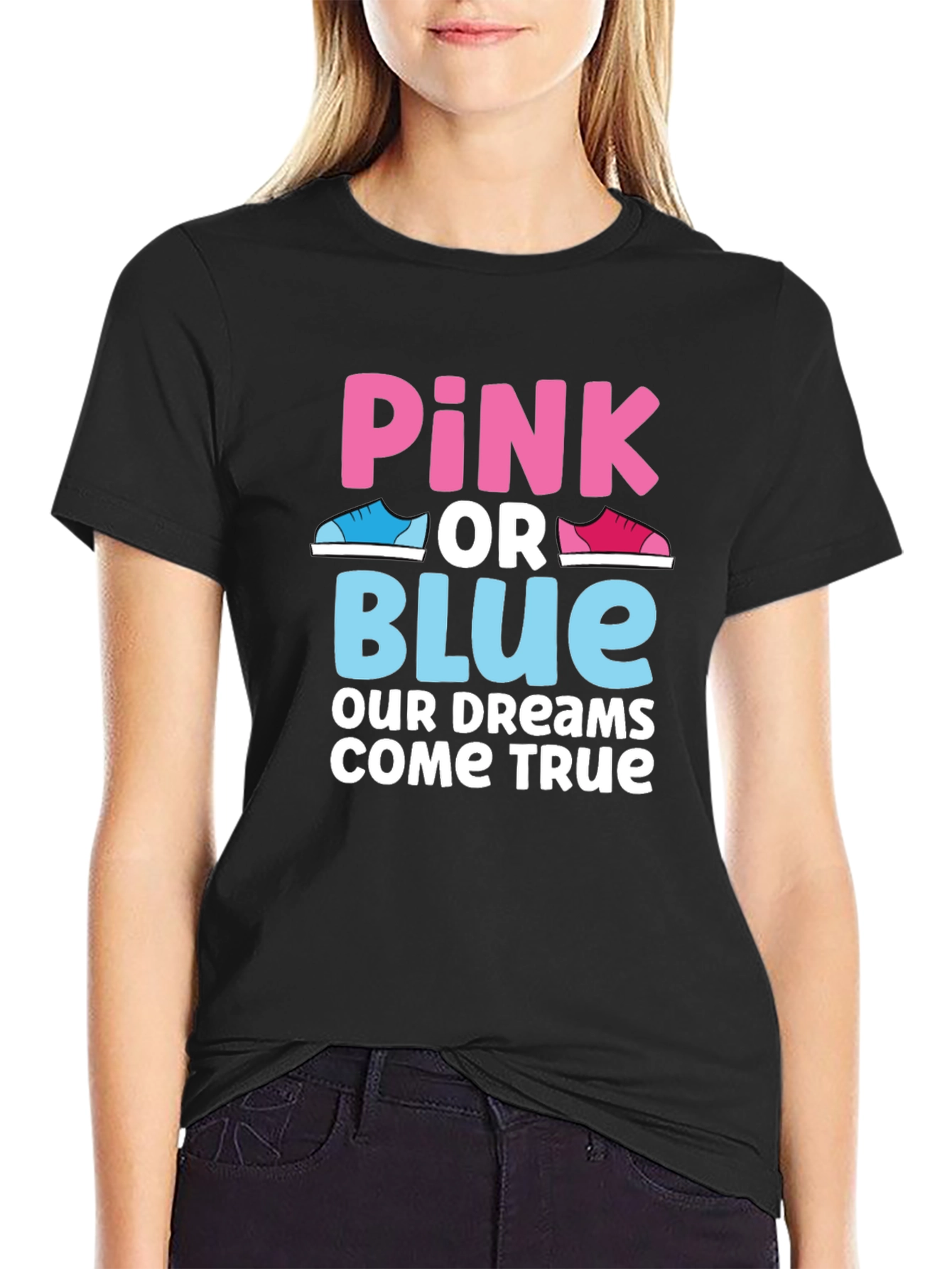 Pink or Blue Gender Reveal T-Shirt