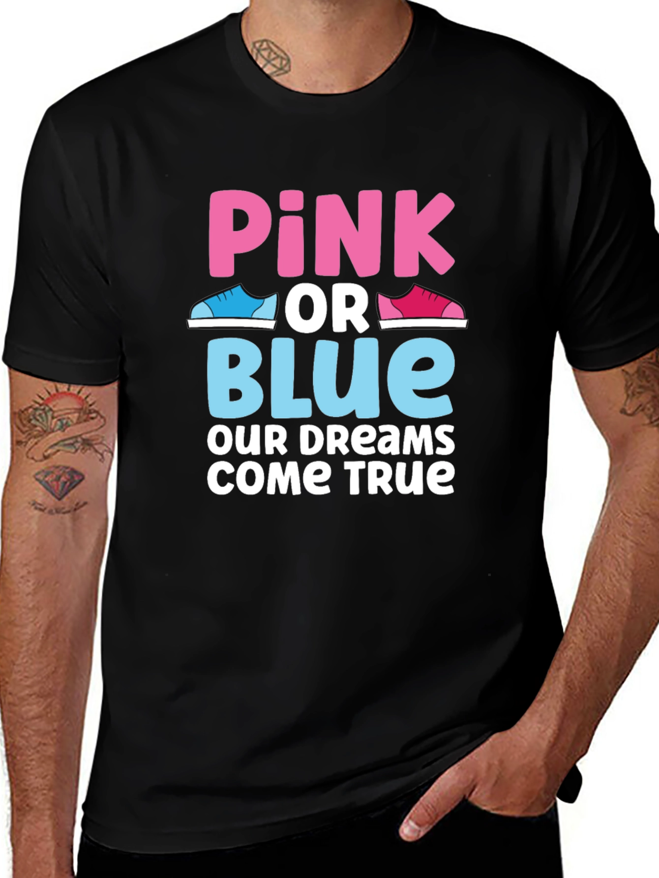 Pink or Blue Gender Reveal T-Shirt