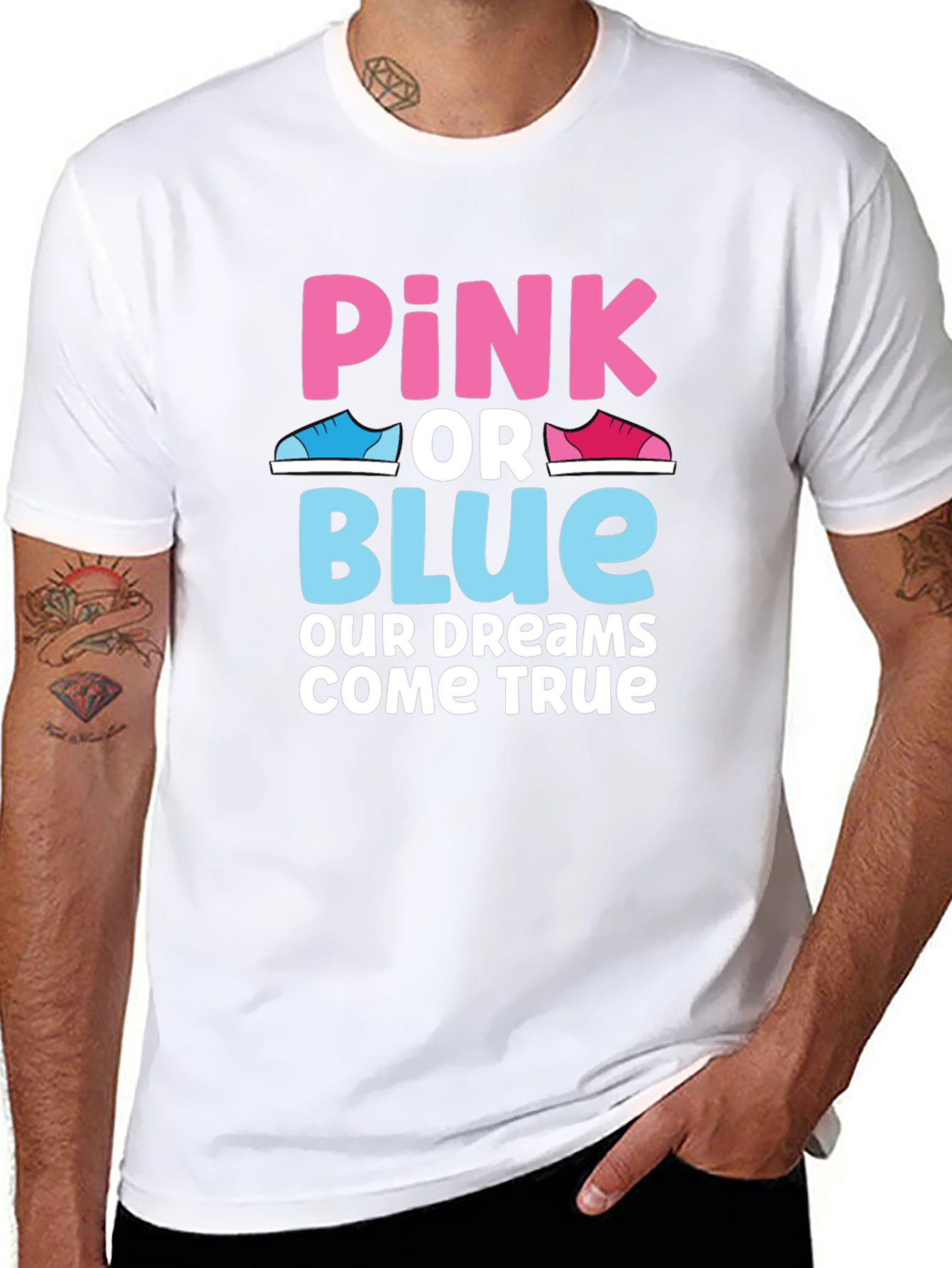 Pink or Blue Gender Reveal T-Shirt