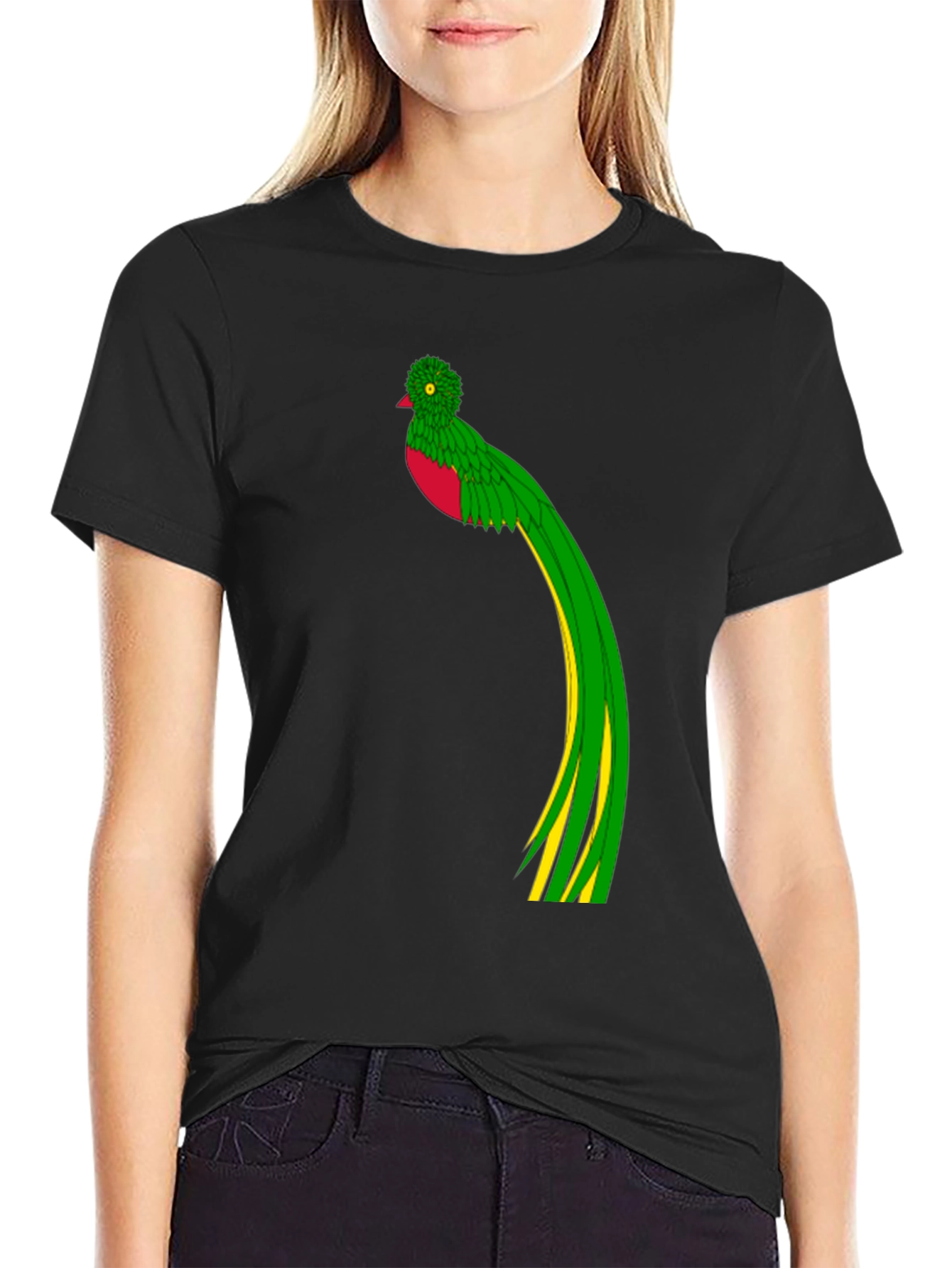 Quetzal Bird Graphic Tee - Stylish Unisex T-Shirt