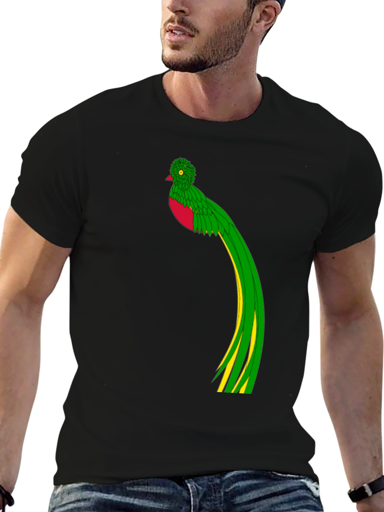 Quetzal Bird Graphic Tee - Stylish Unisex T-Shirt