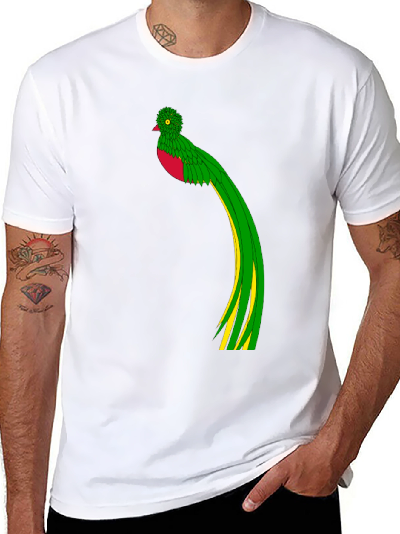Quetzal Bird Graphic Tee - Stylish Unisex T-Shirt
