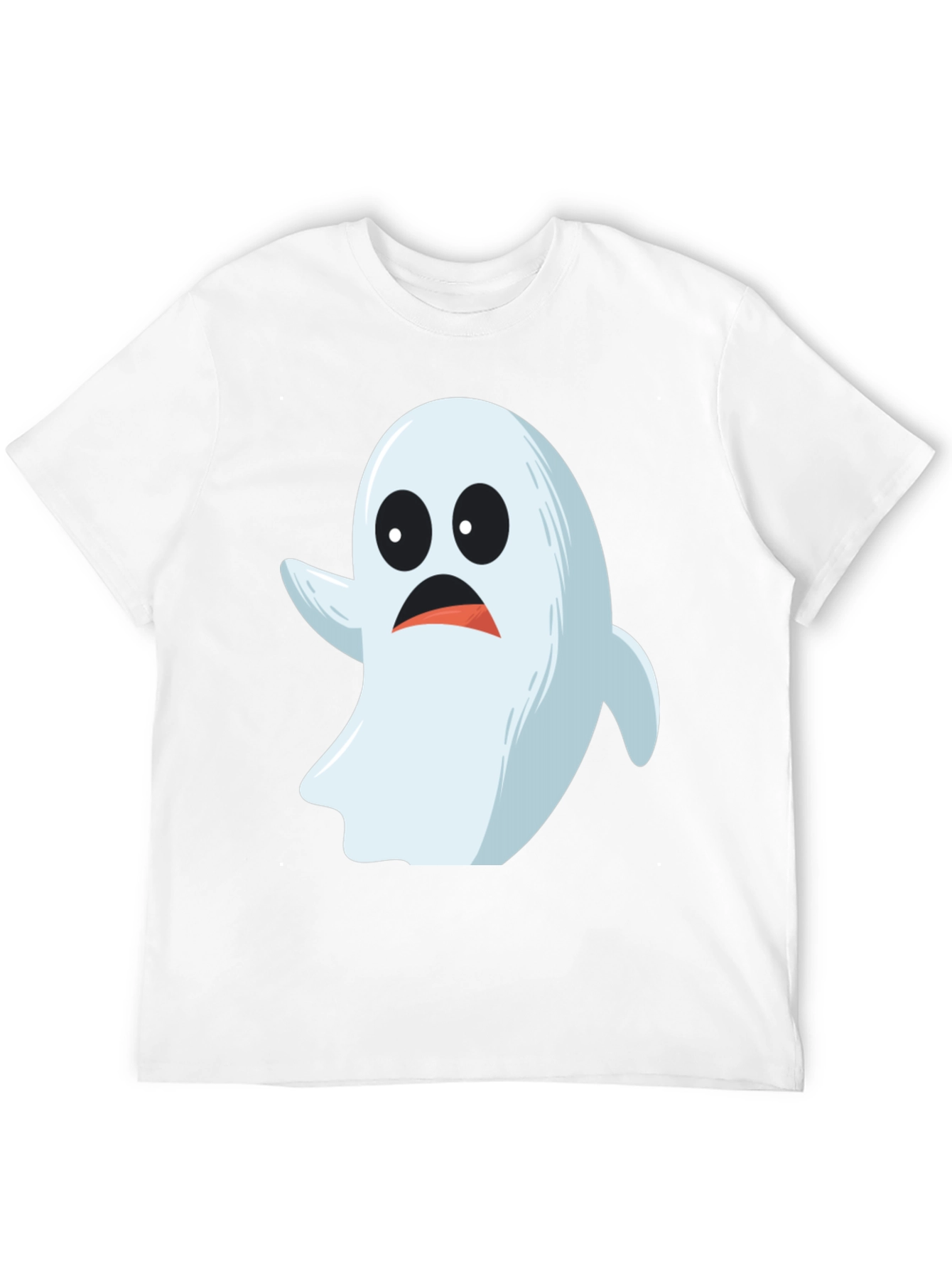 Spooky Ghost Graphic Tee - Halloween Costume Shirt