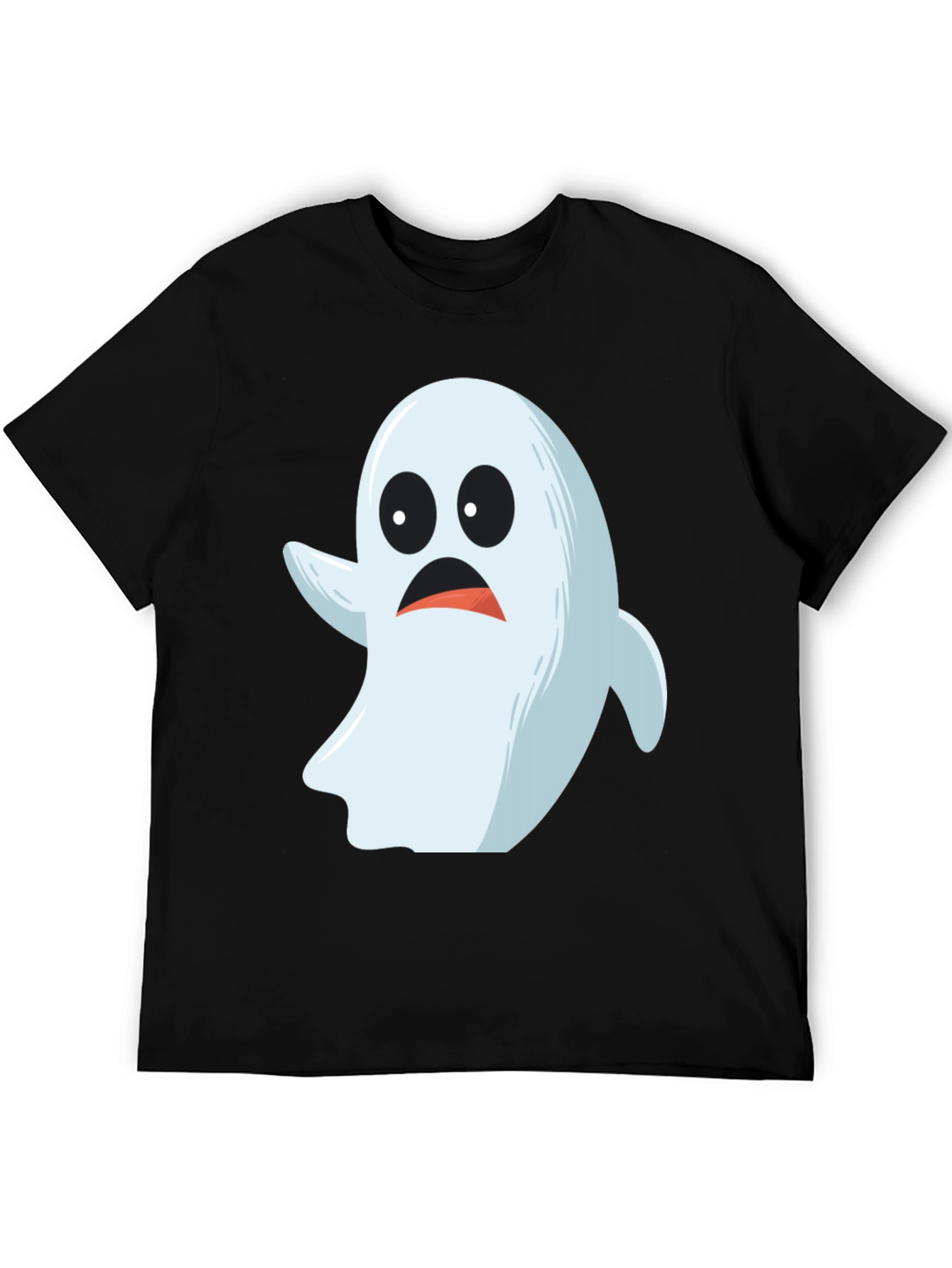 Spooky Ghost Graphic Tee - Halloween Costume Shirt