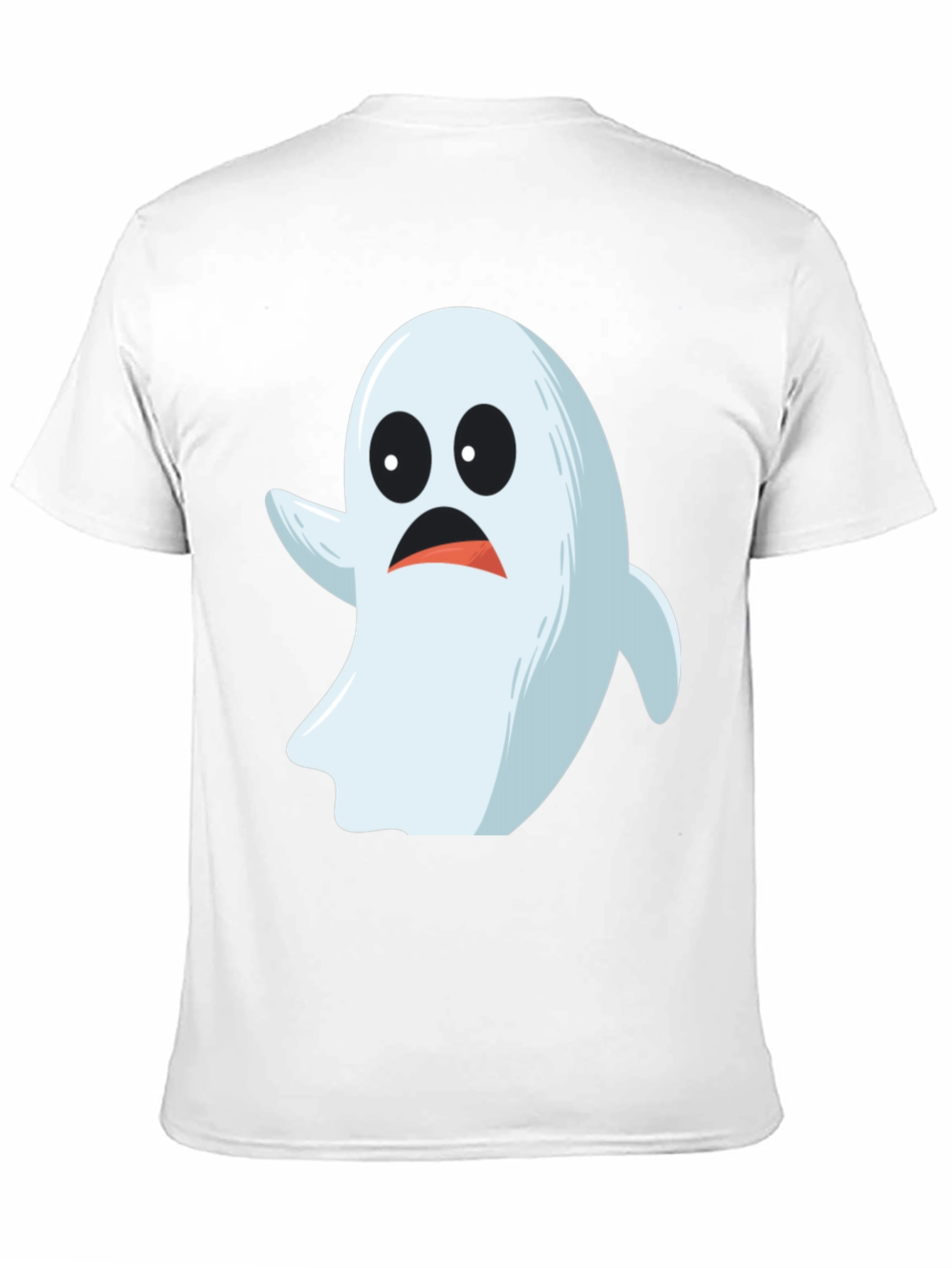 Spooky Ghost Graphic Tee - Halloween Costume Shirt
