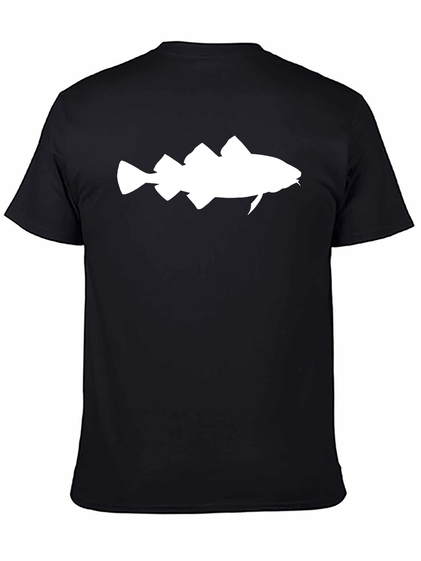 Mens Black Fish Graphic Tee