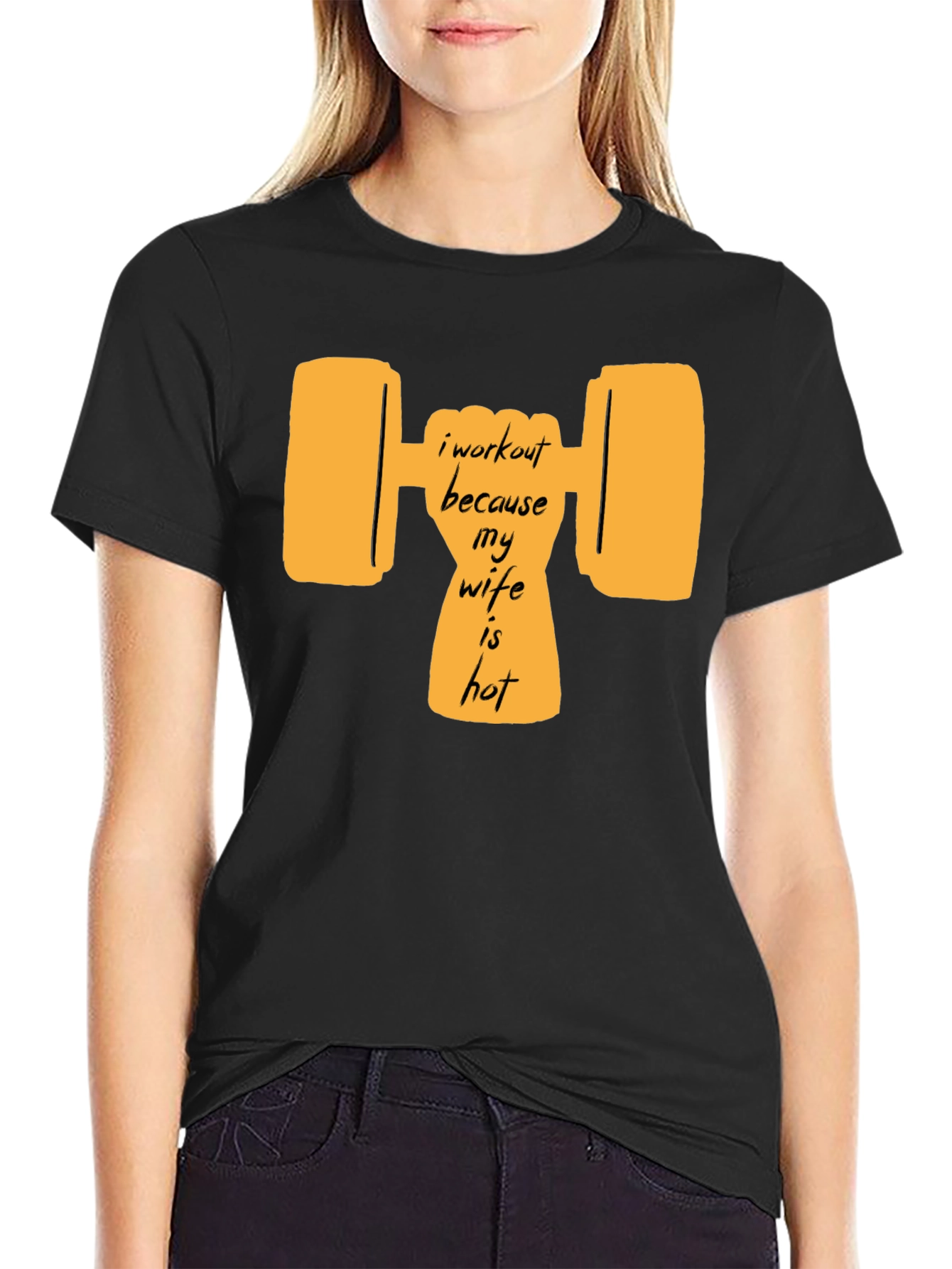 Workout Wife Humor Graphic Tee