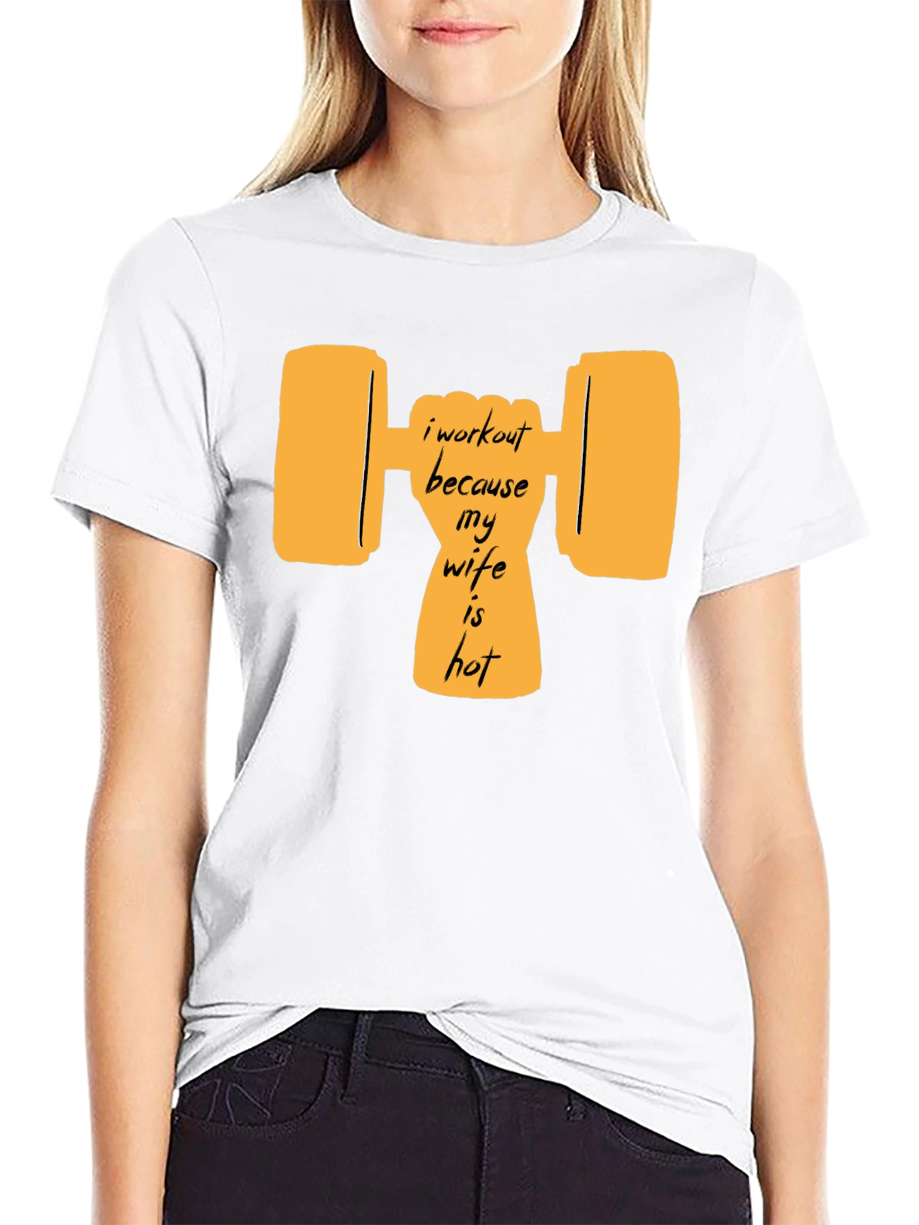 Workout Wife Humor Graphic Tee