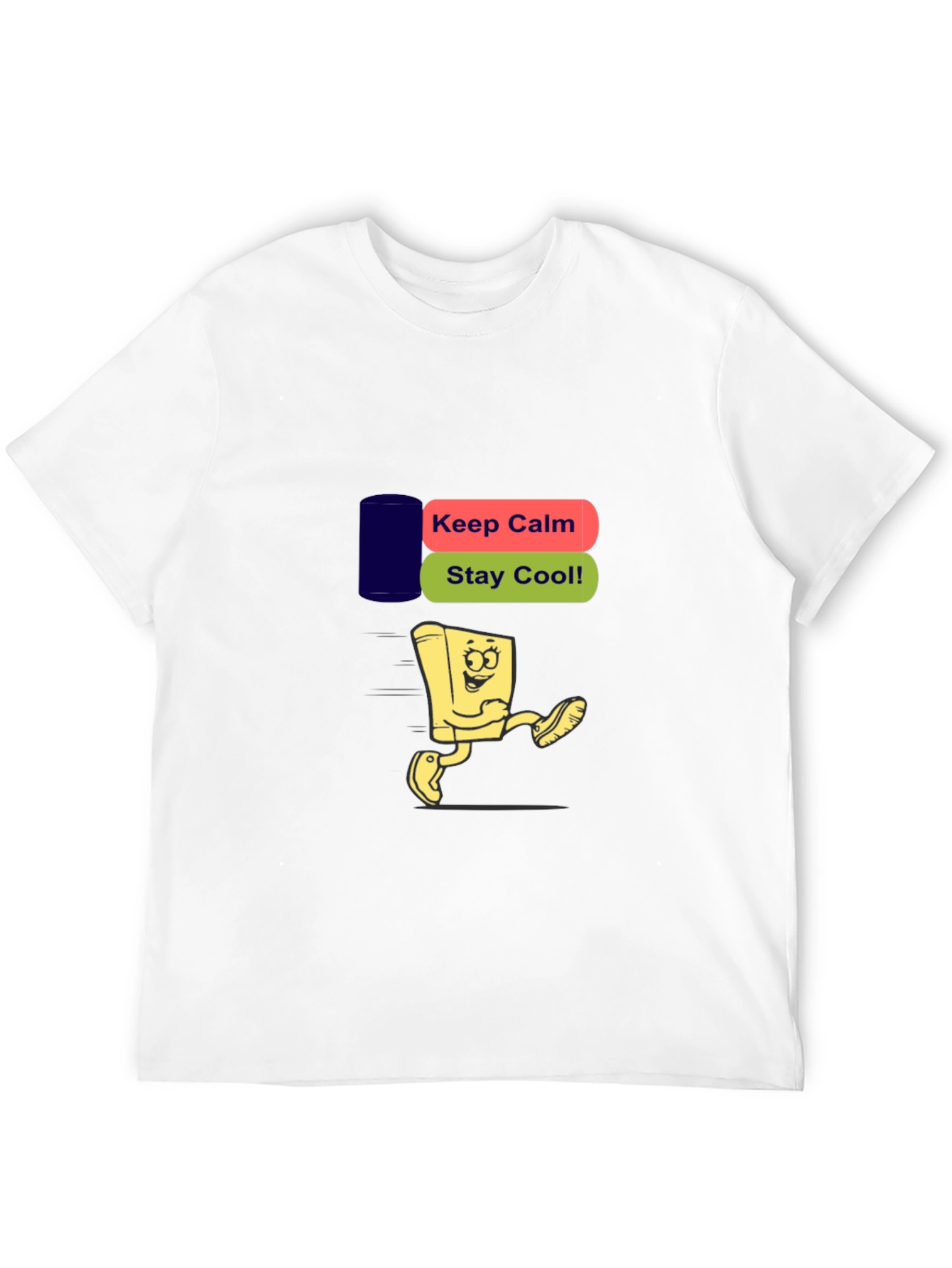 Keep Calm Stay Cool Black T-Shirt