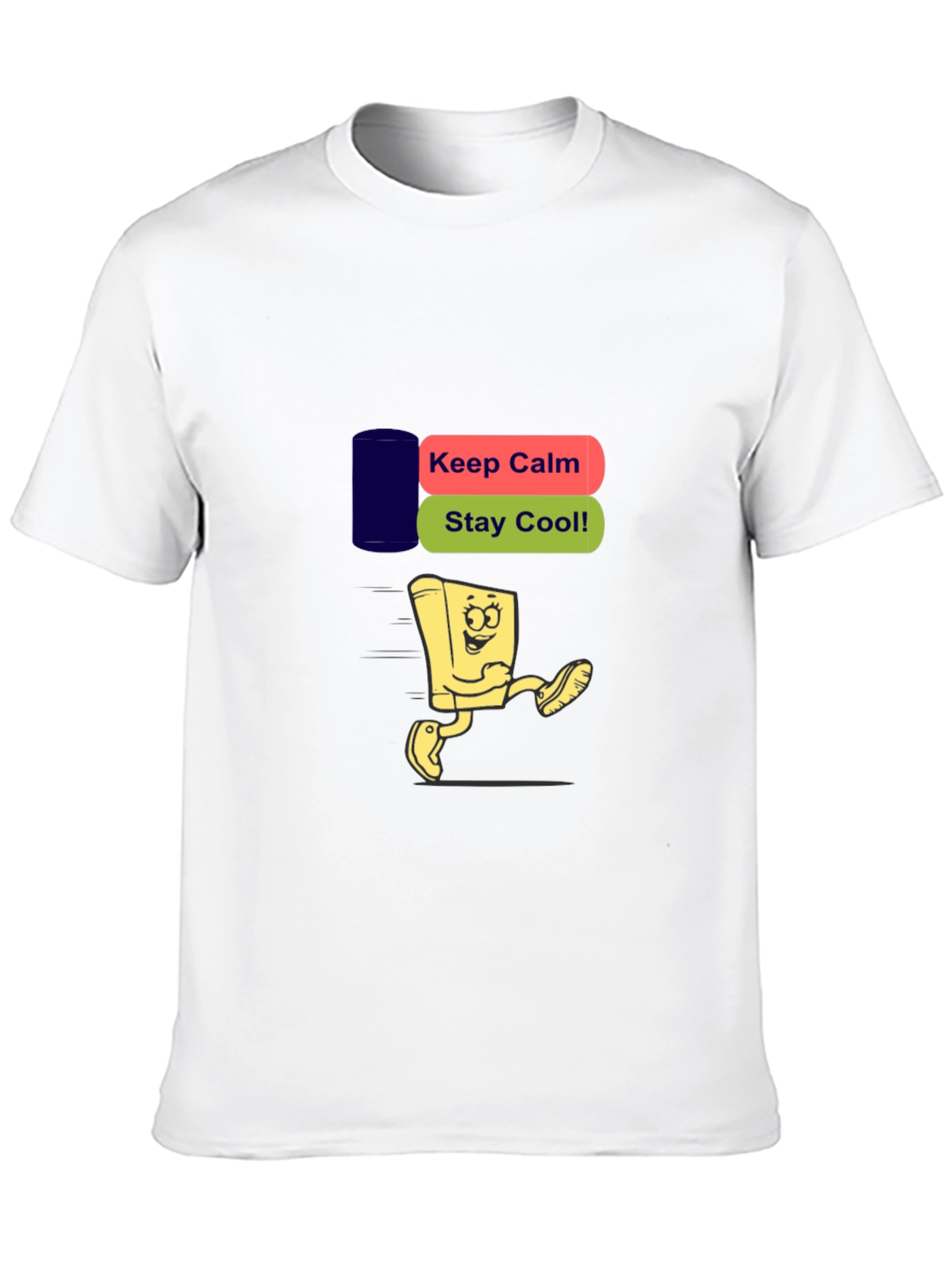 Keep Calm Stay Cool Black T-Shirt