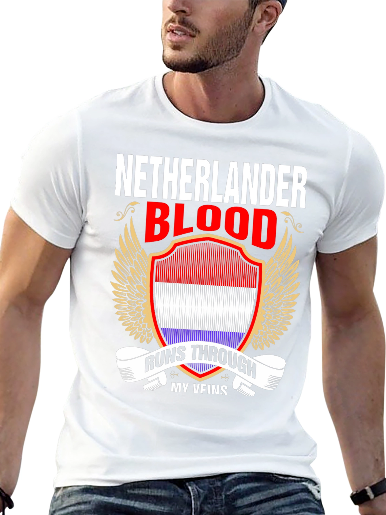 Netherlander Blood Runs Through My Veins T-Shirt