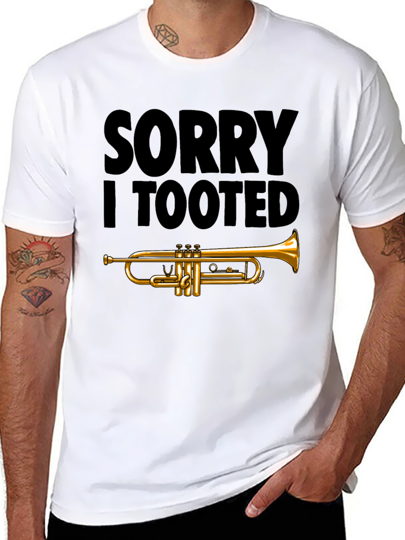 Sorry I Tooted Trumpet T-Shirt
