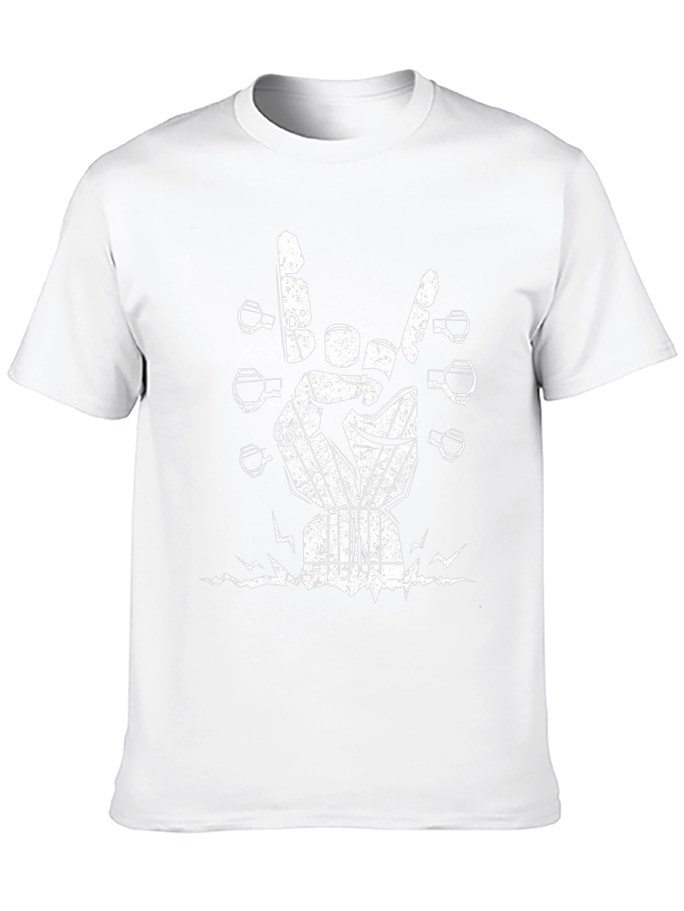 Rock On Guitar T-Shirt - Music Lover Tee