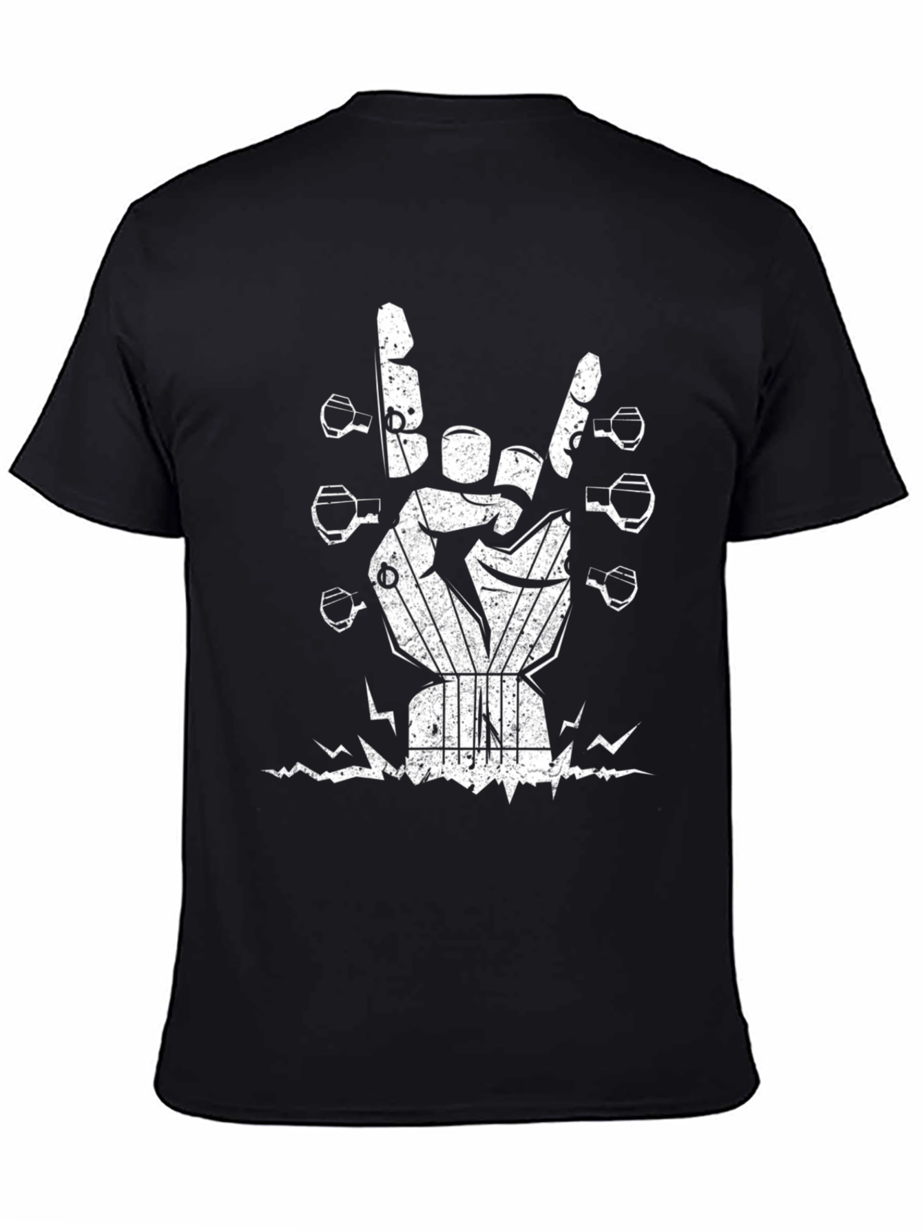 Rock On Guitar T-Shirt - Music Lover Tee