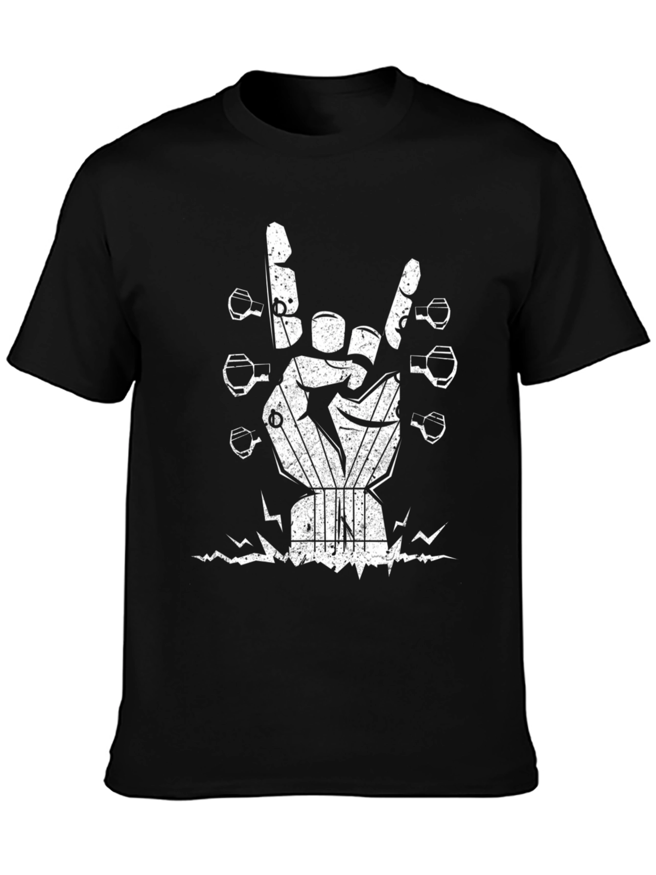 Rock On Guitar T-Shirt - Music Lover Tee