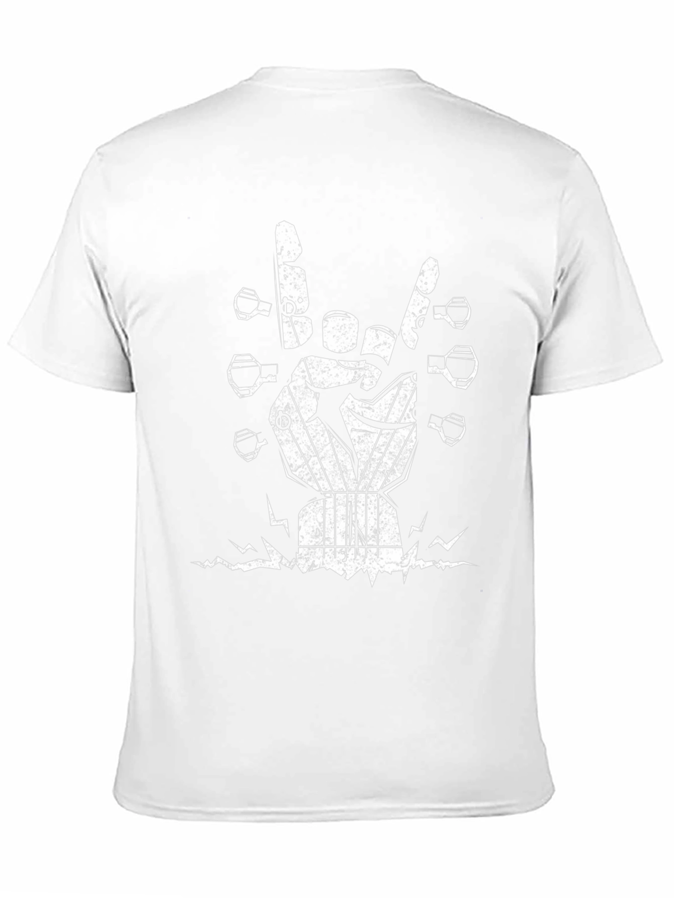 Rock On Guitar T-Shirt - Music Lover Tee