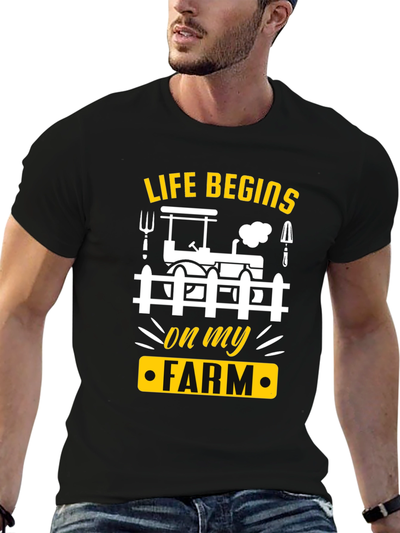 Life Begins On My Farm T-Shirt