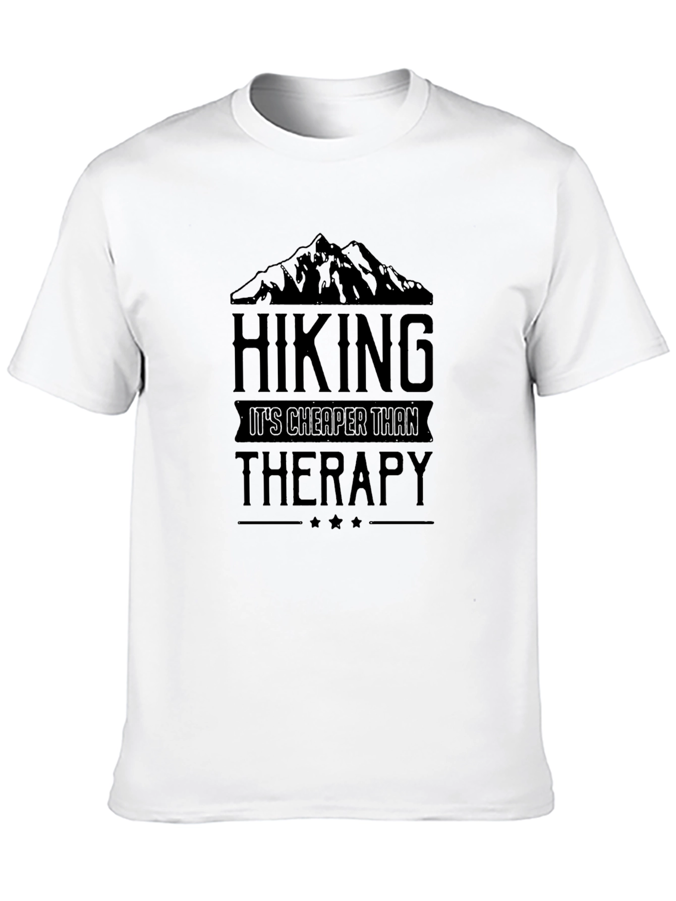 Hiking Cheaper Than Therapy Graphic Tee