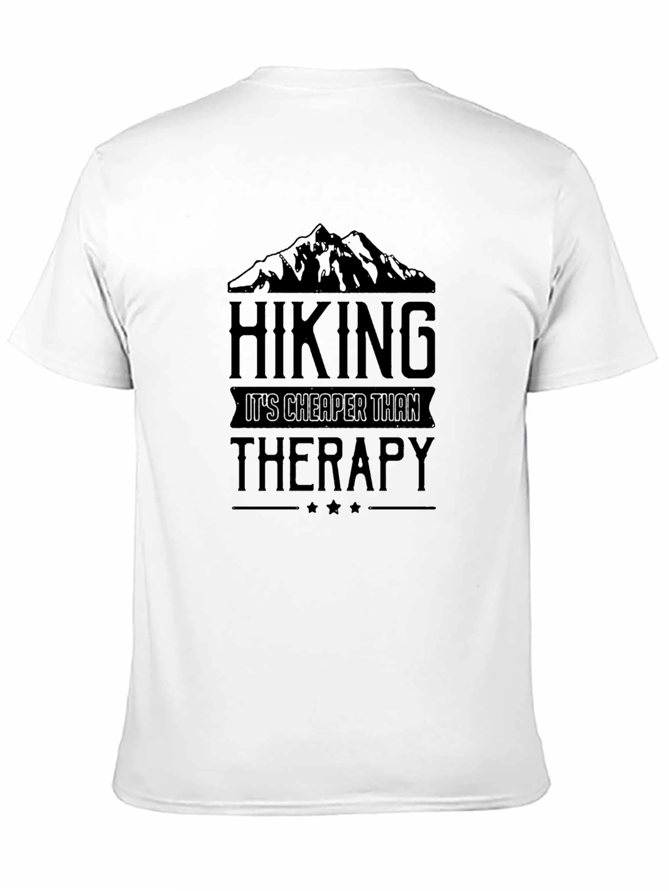 Hiking Cheaper Than Therapy Graphic Tee
