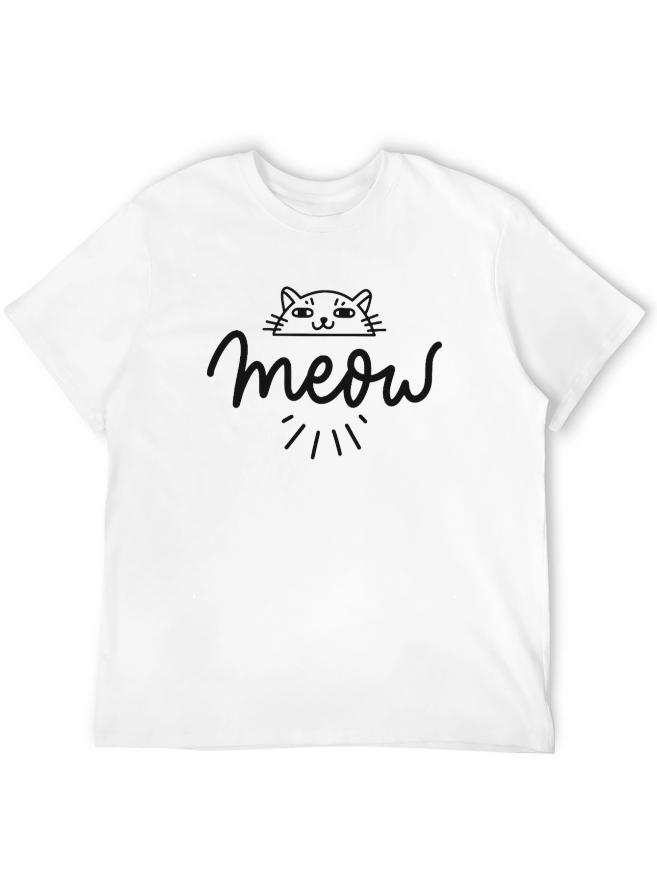 Mens Black Casual Short Sleeve T-Shirt