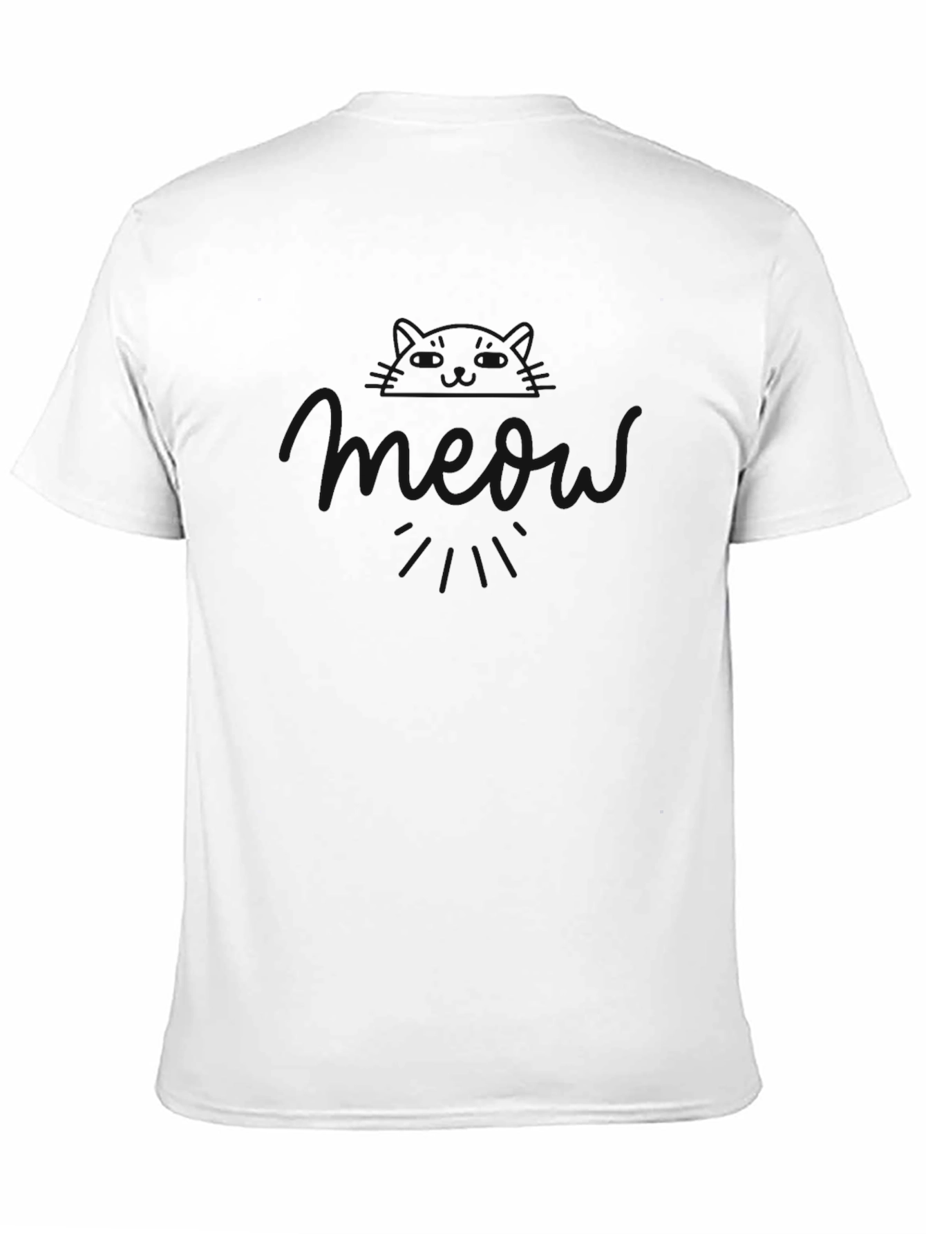 Mens Black Casual Short Sleeve T-Shirt