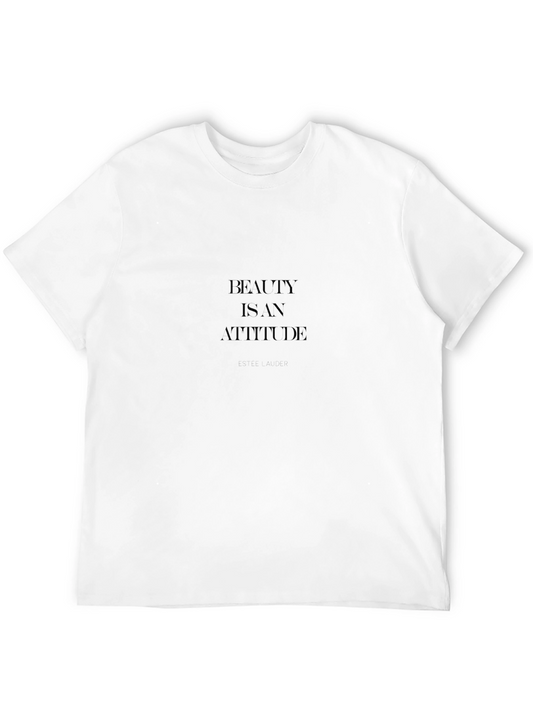 Beauty is an Attitude Black T-Shirt