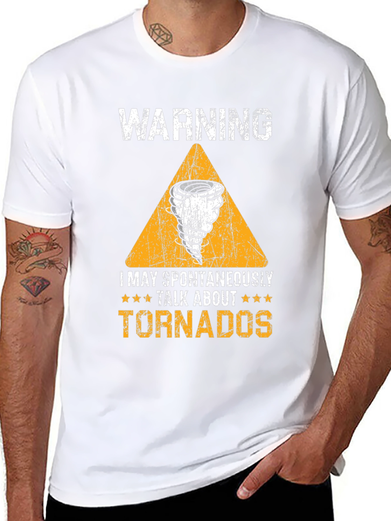 Warning I May Spontaneously Talk About Tornadoes T-Shirt