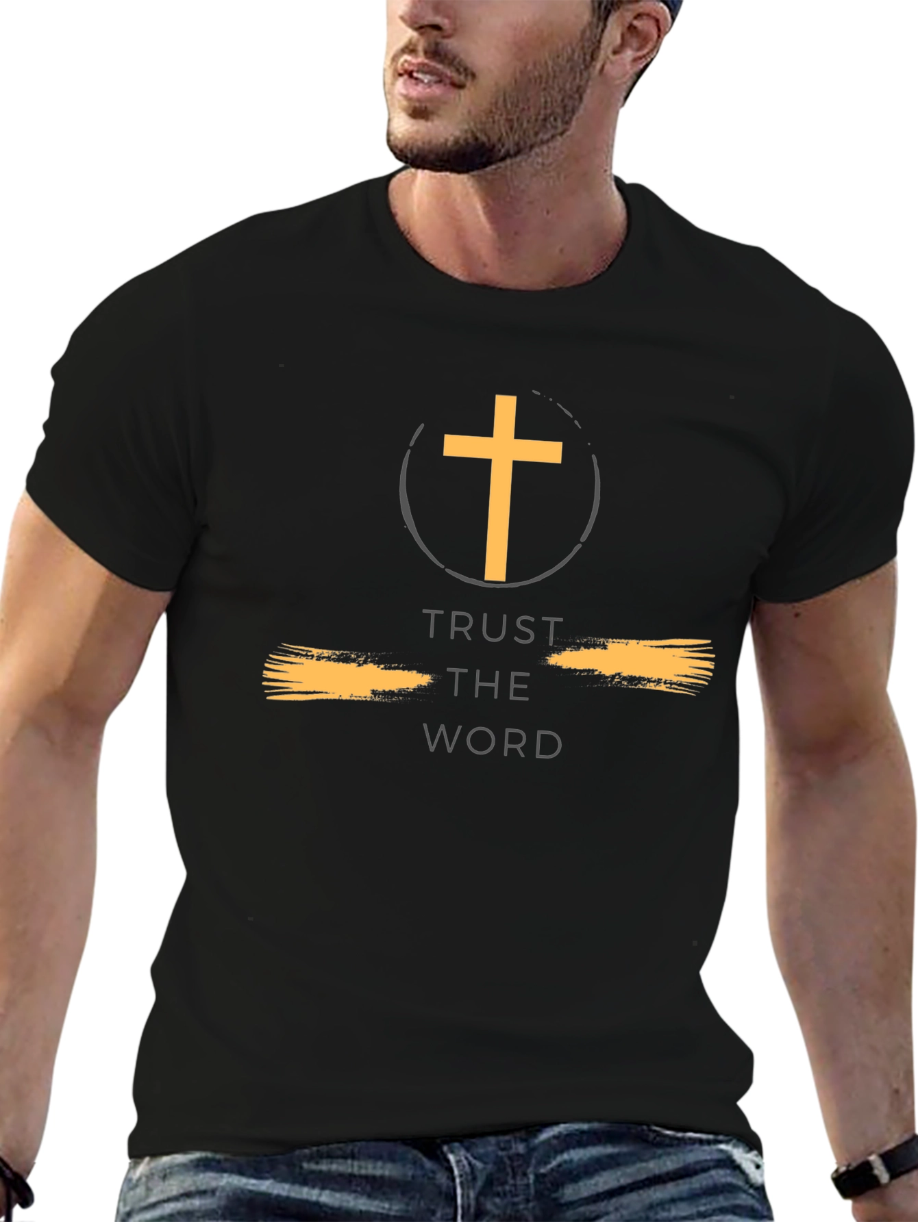 Trust The Word Black T-Shirt
