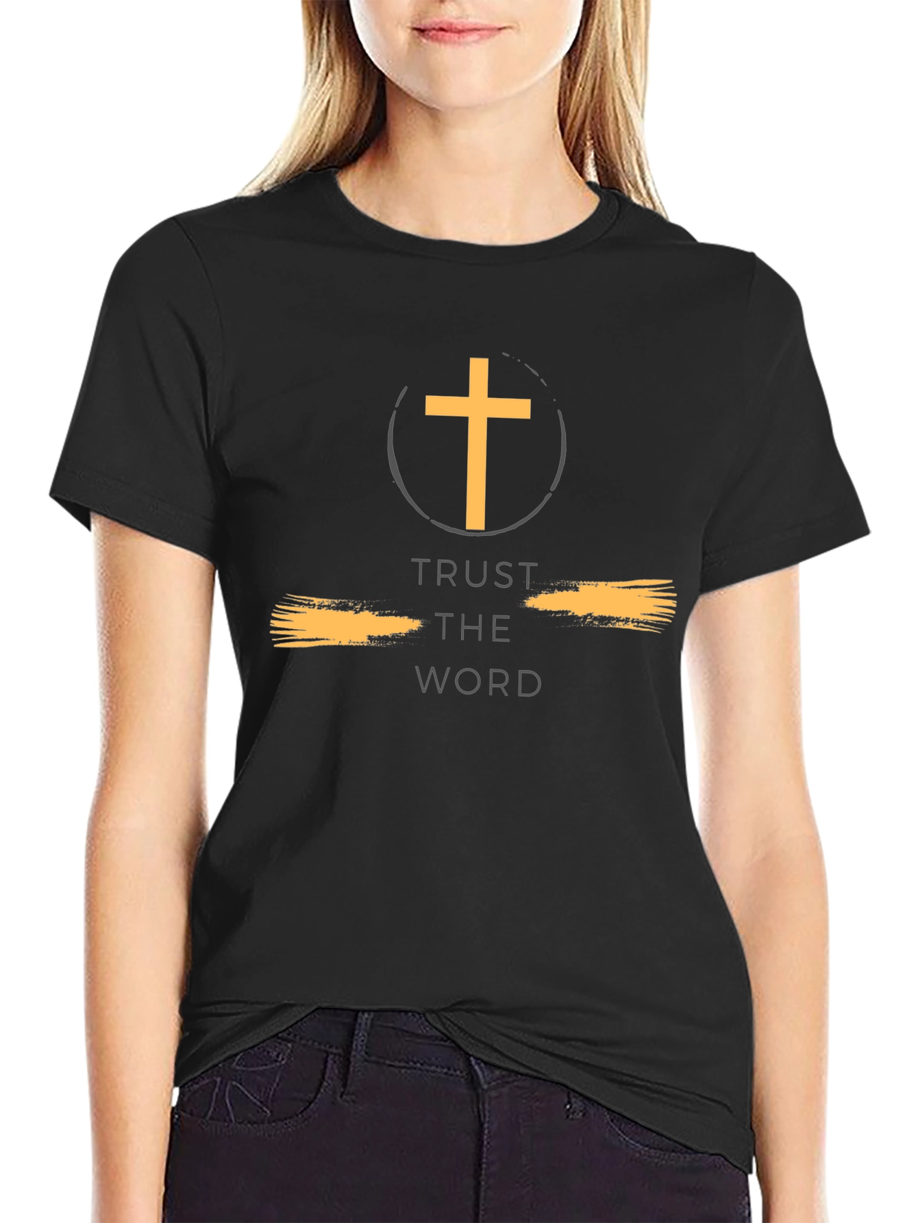 Trust The Word Black T-Shirt