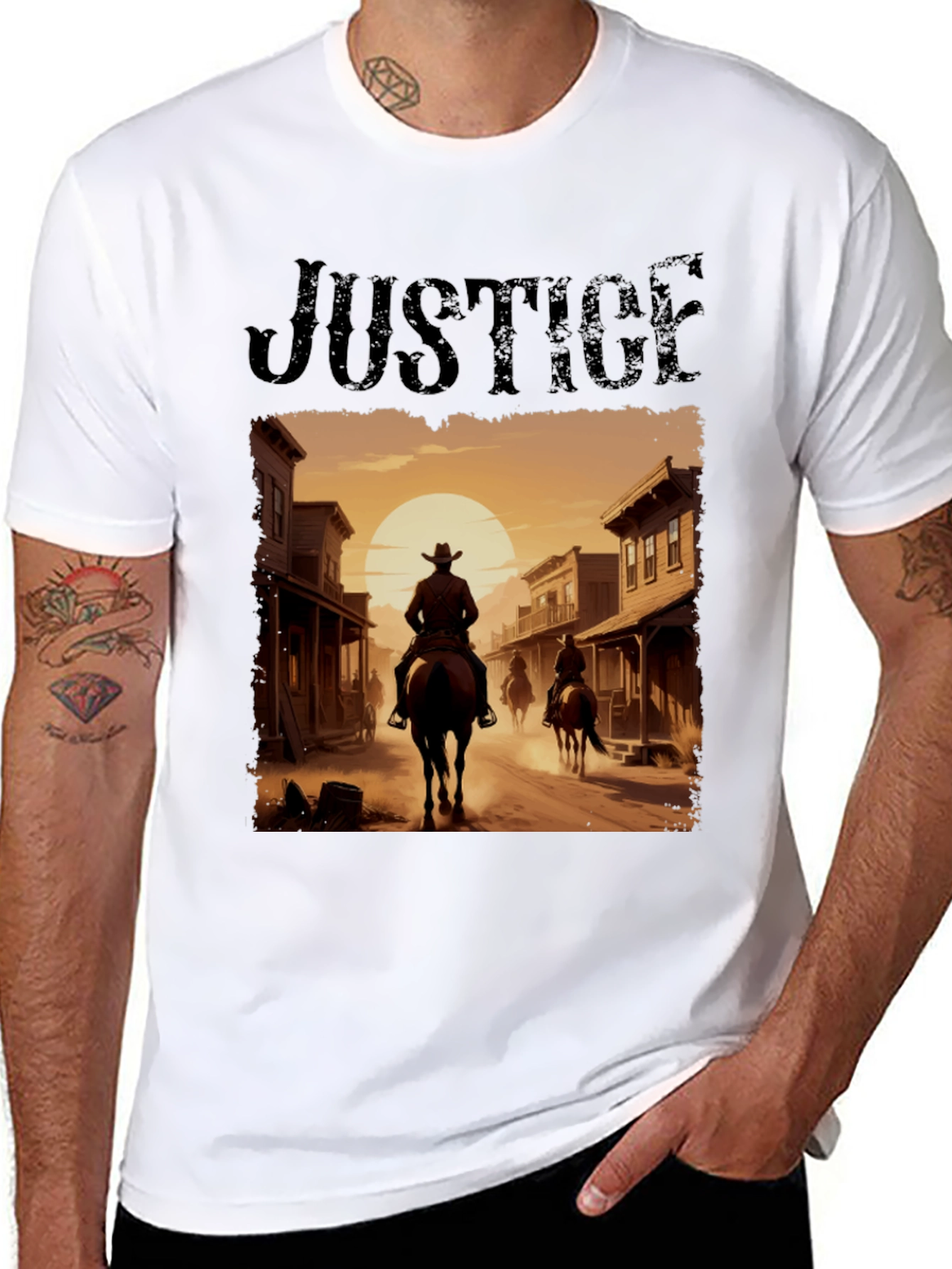 Justice Cowboy T-Shirt