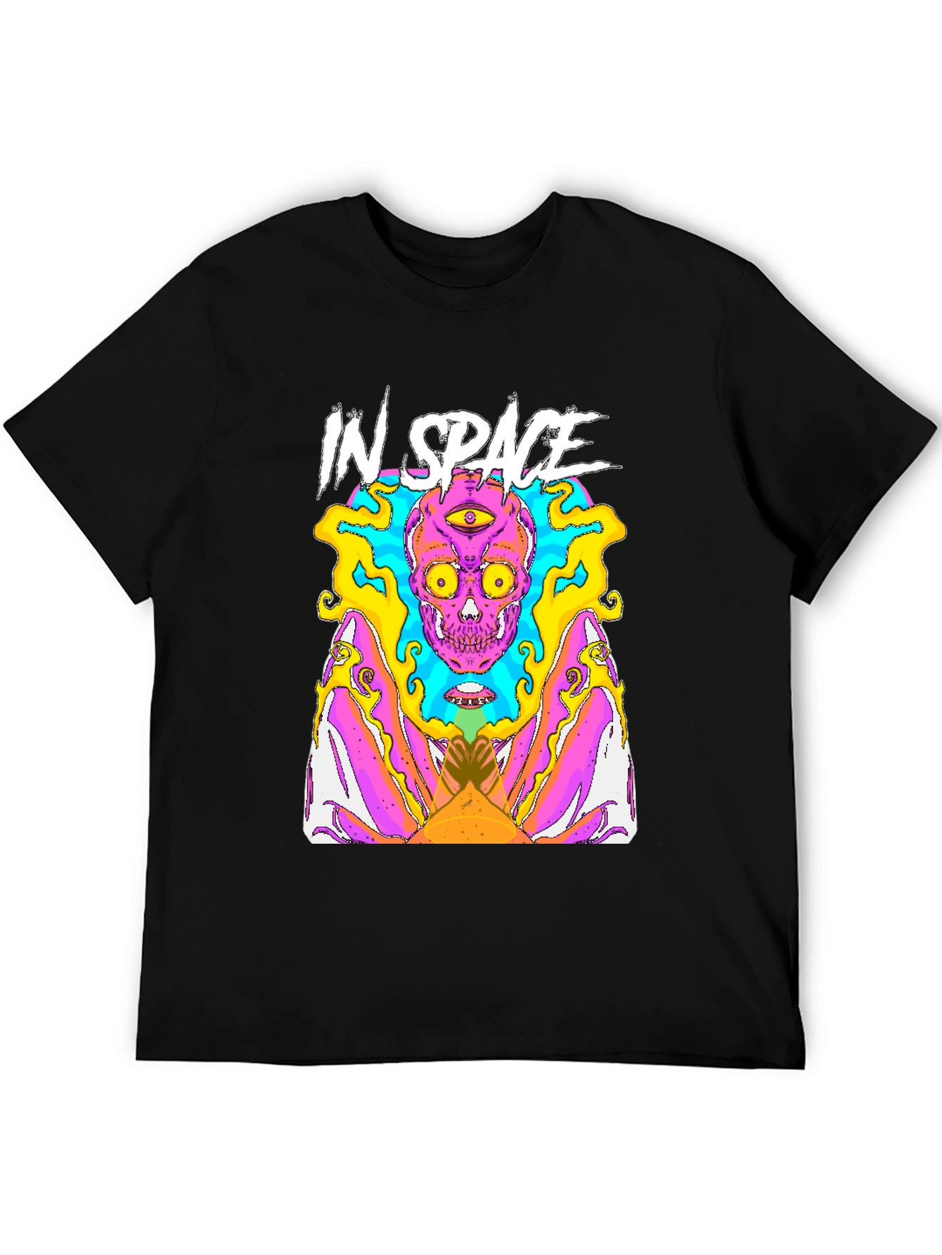 In Space Graphic Tee - Mens Black T-Shirt