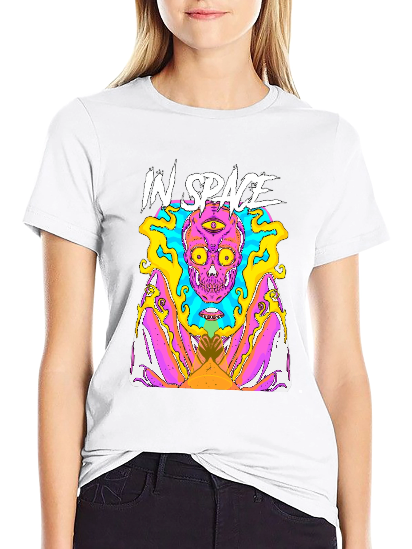 In Space Graphic Tee - Mens Black T-Shirt