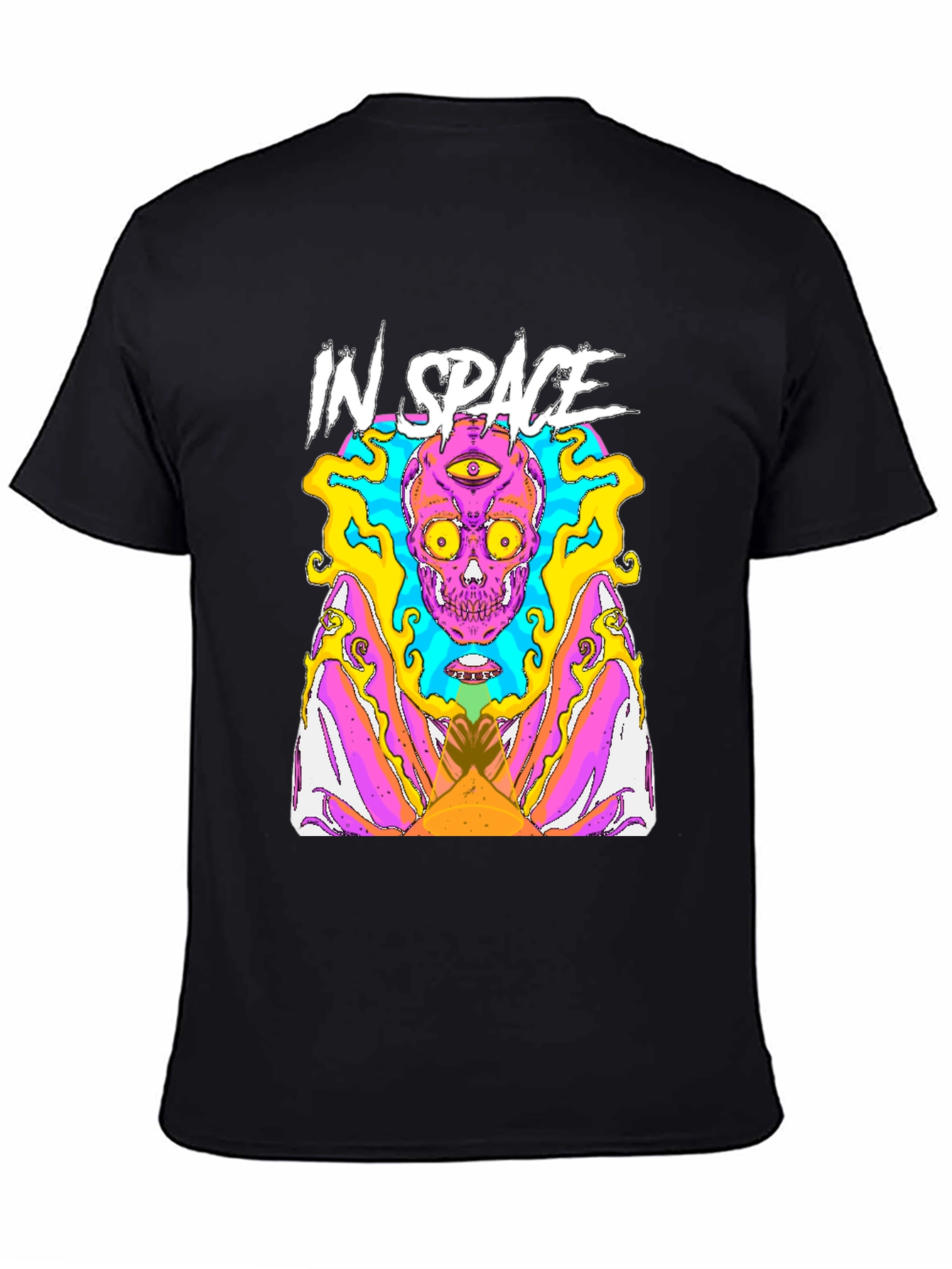 In Space Graphic Tee - Mens Black T-Shirt