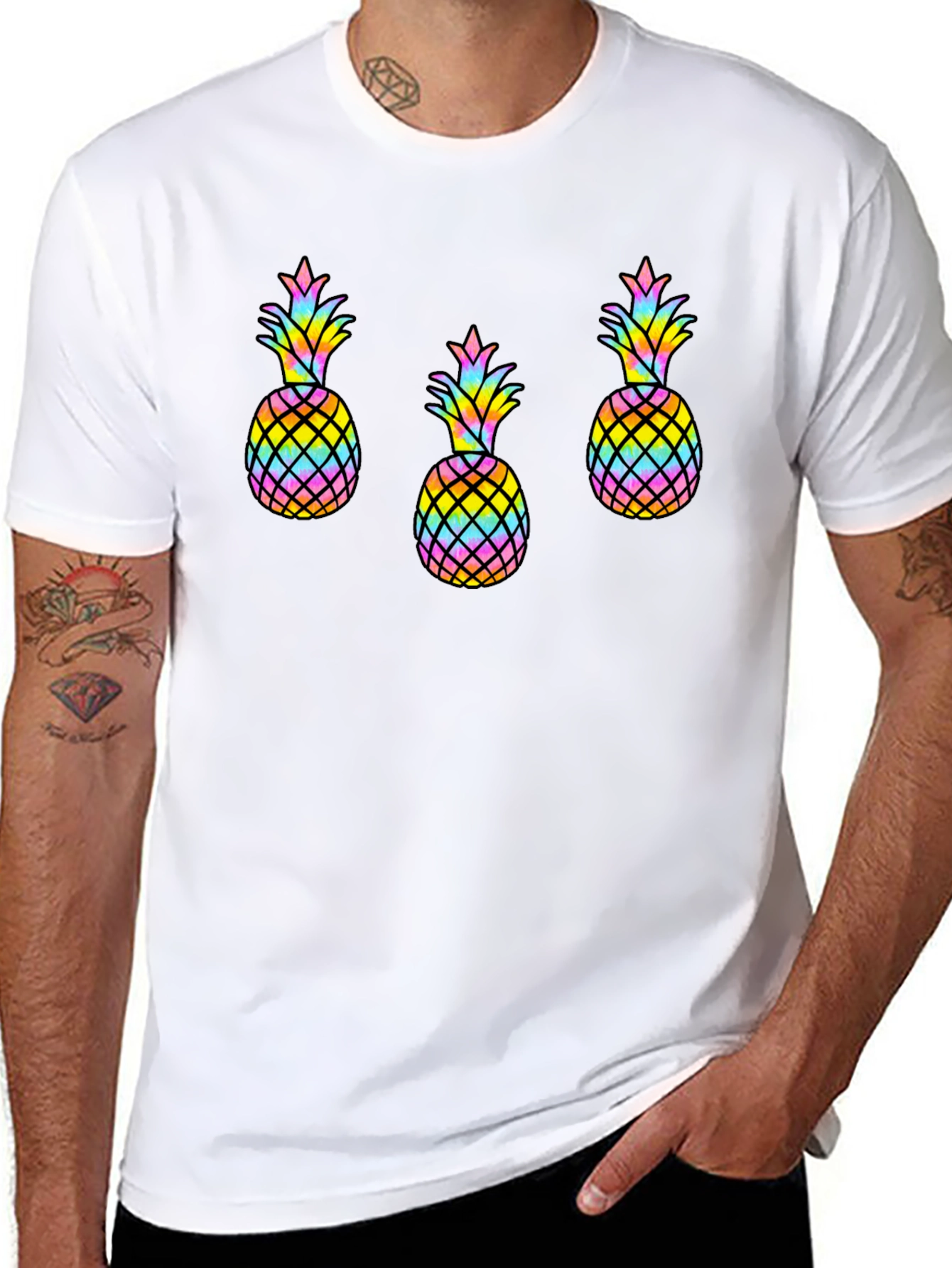 Rainbow Pineapple T-Shirt