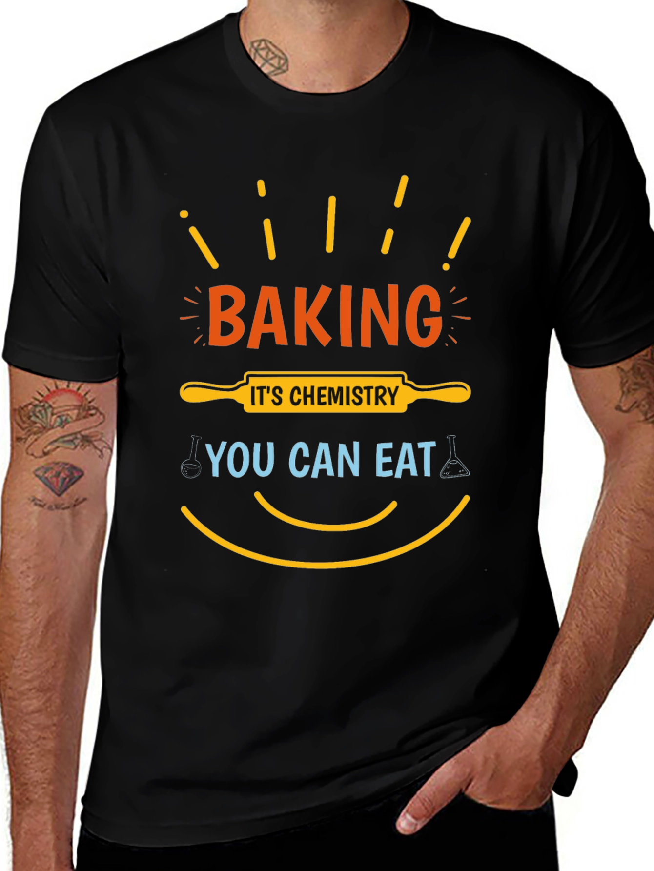 Baking Chemistry T-Shirt: Fun Science Tee for Foodies