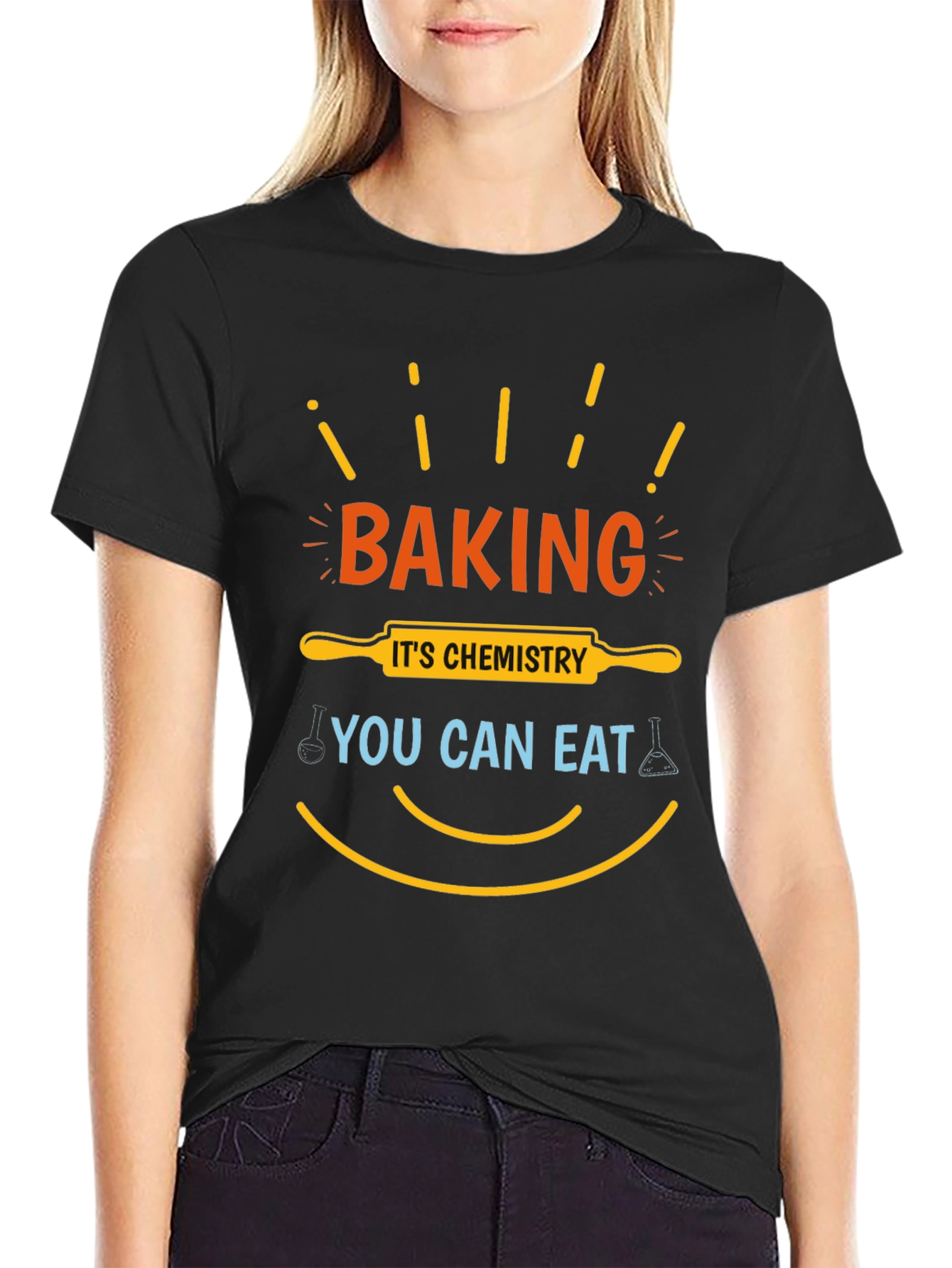 Baking Chemistry T-Shirt: Fun Science Tee for Foodies
