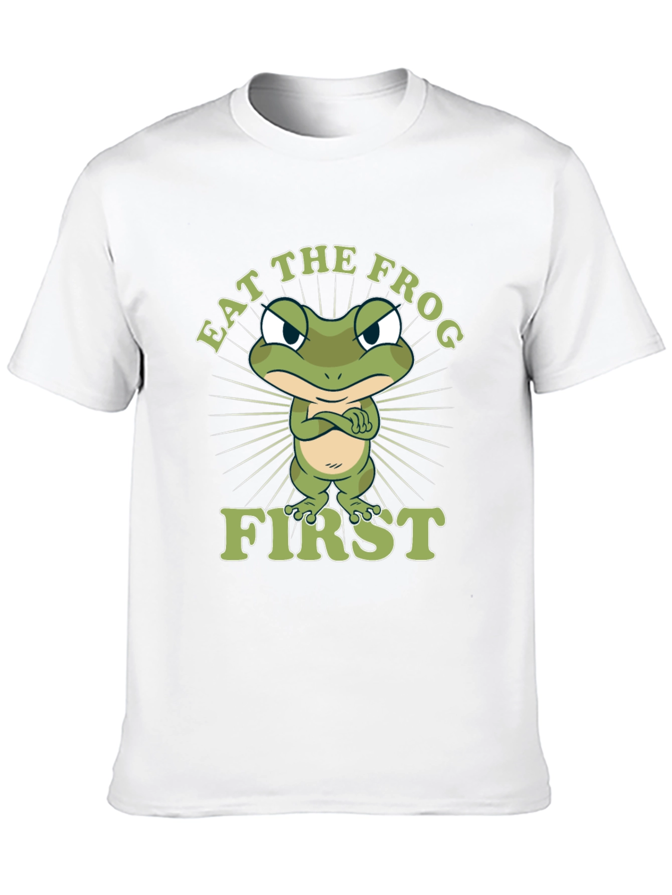 Eat the Frog First Graphic T-Shirt