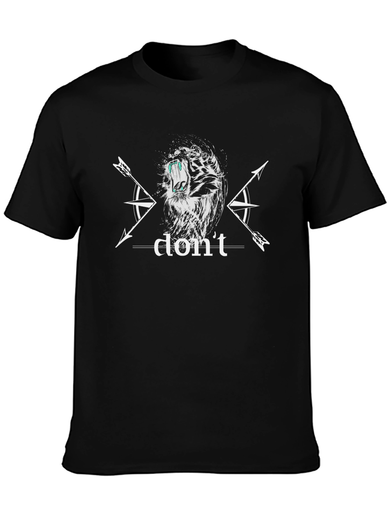 Graphic Tee: Tiger & Arrows - Dont Worry!
