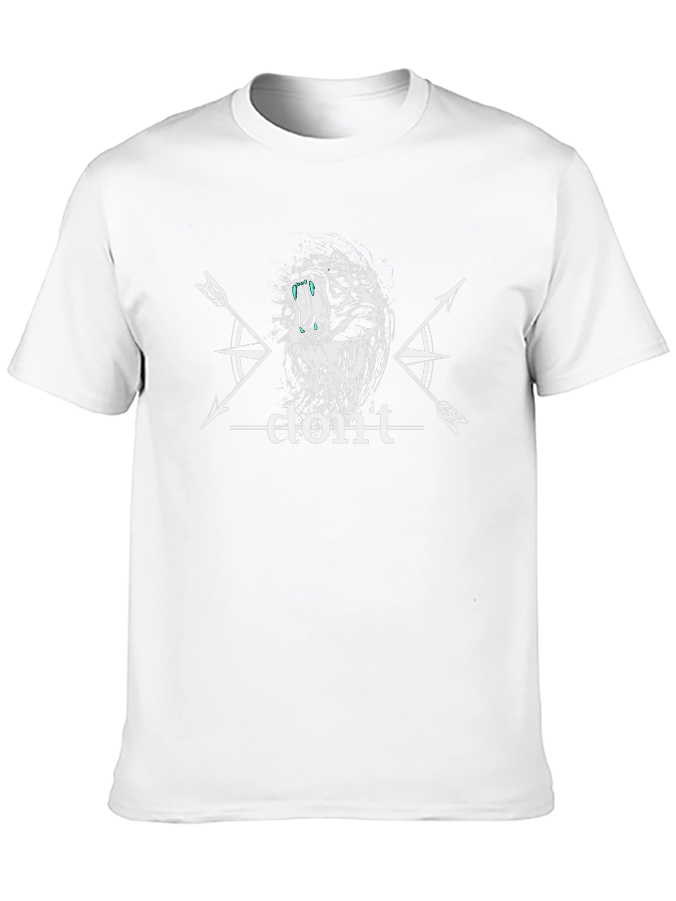 Graphic Tee: Tiger & Arrows - Dont Worry!
