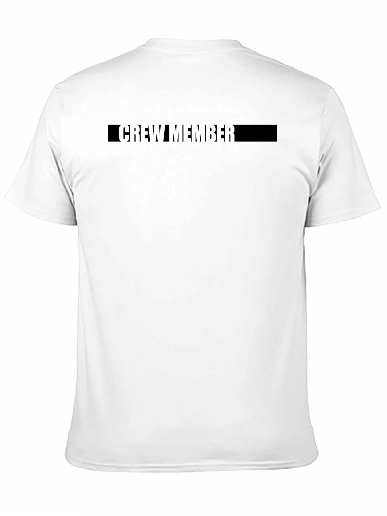 Crew Member Black Graphic Tee