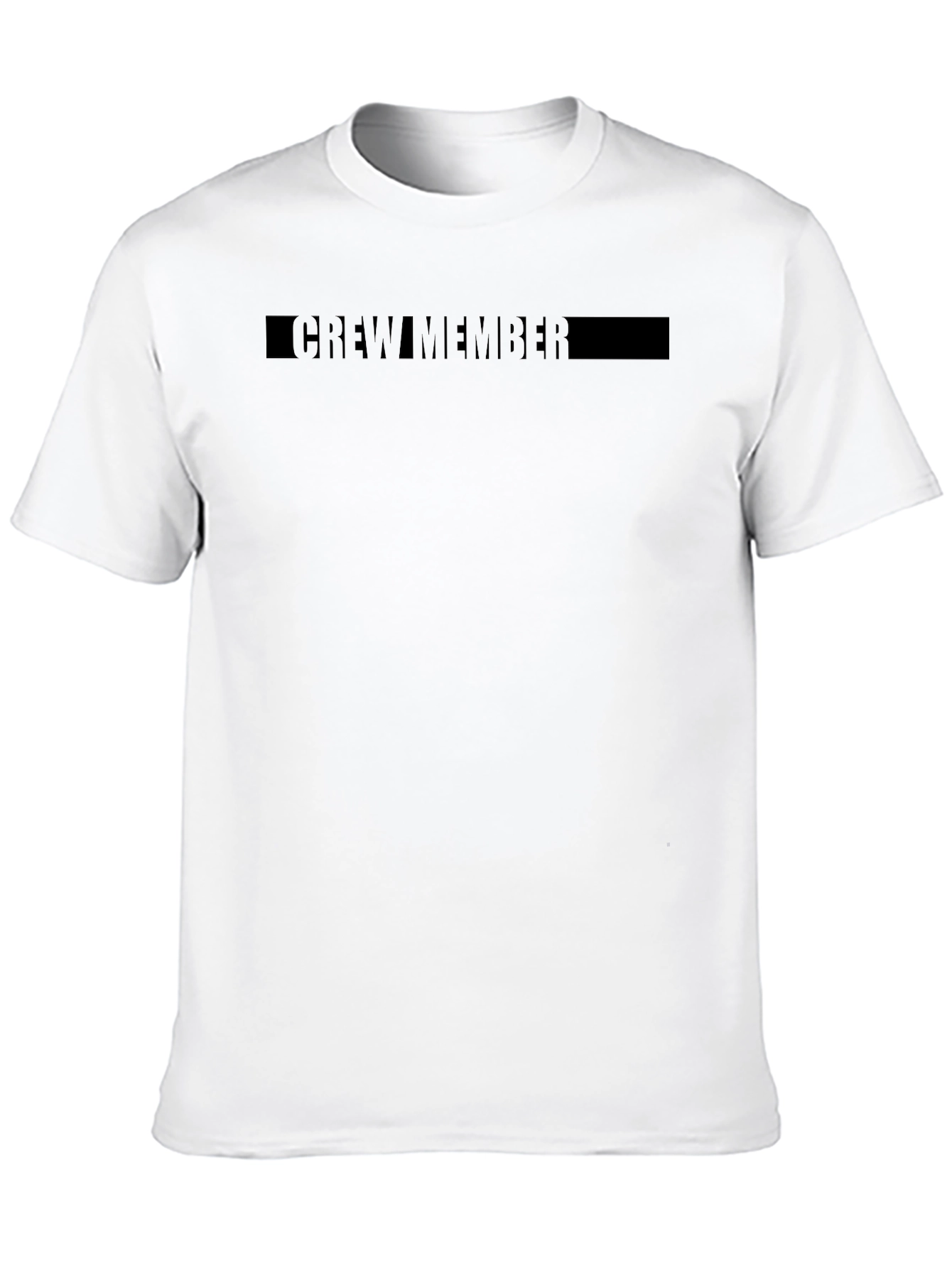 Crew Member Black Graphic Tee