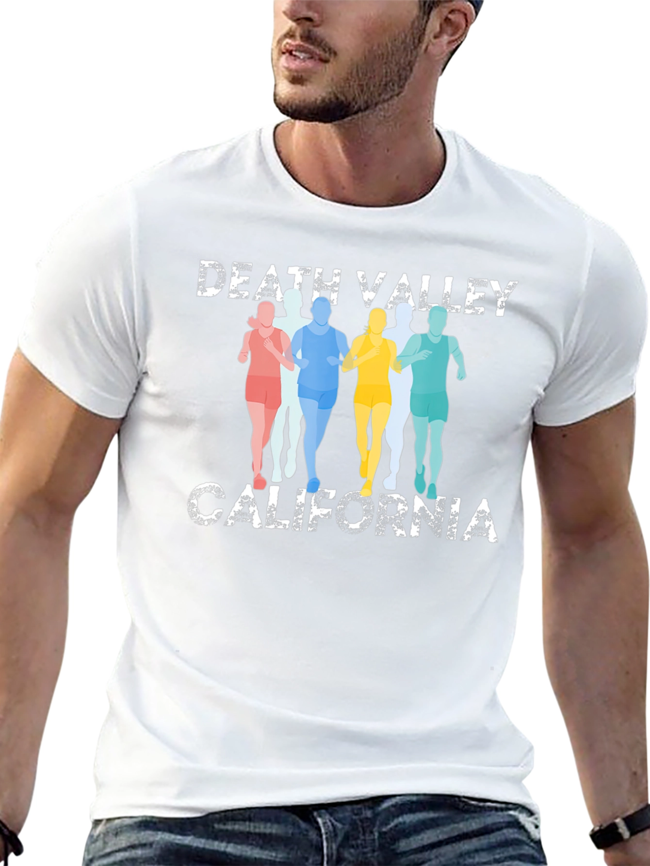 Death Valley California Runners Black T-Shirt