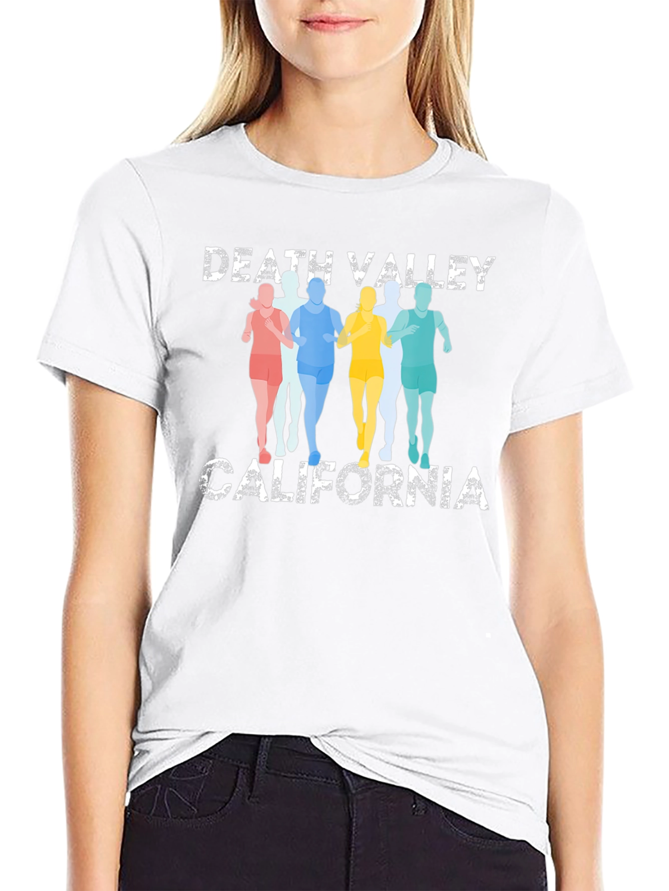 Death Valley California Runners Black T-Shirt