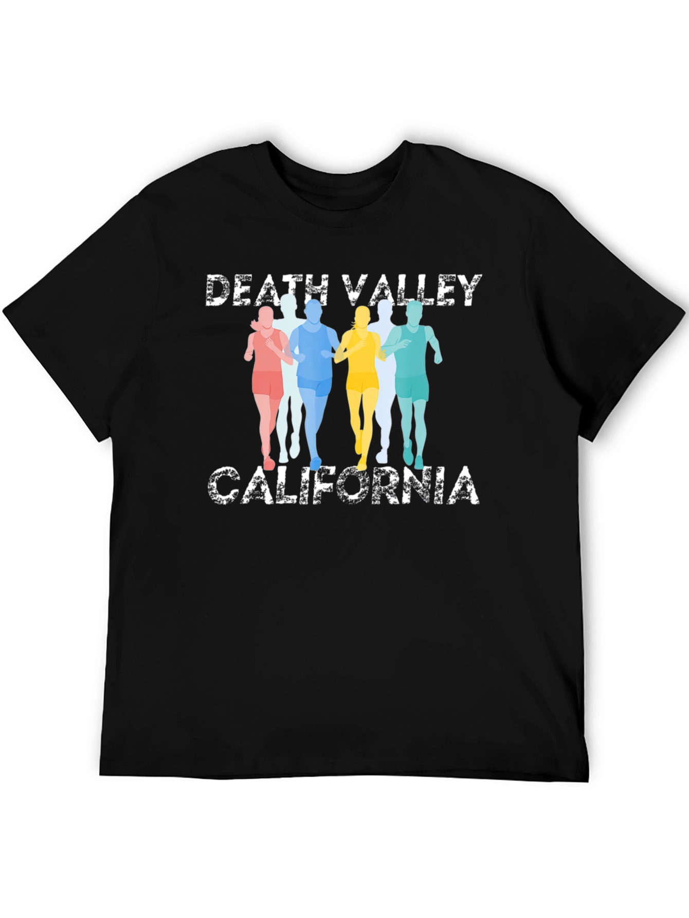 Death Valley California Runners Black T-Shirt