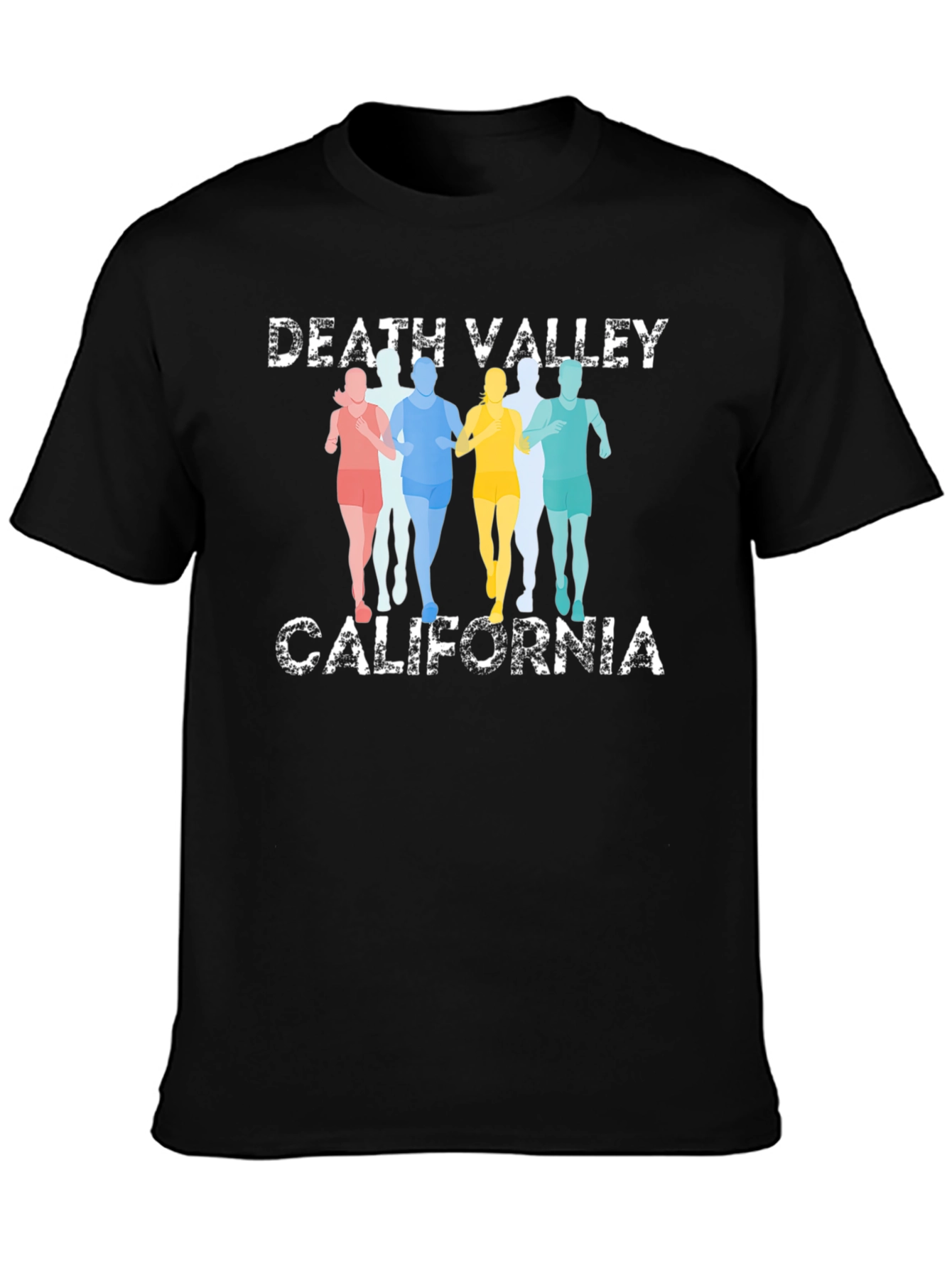 Death Valley California Runners Black T-Shirt