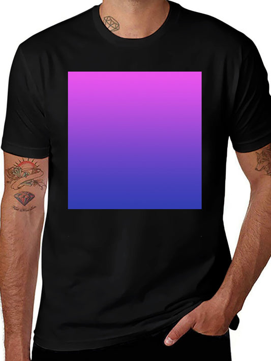 Gradient Tee - Black Cotton Blend