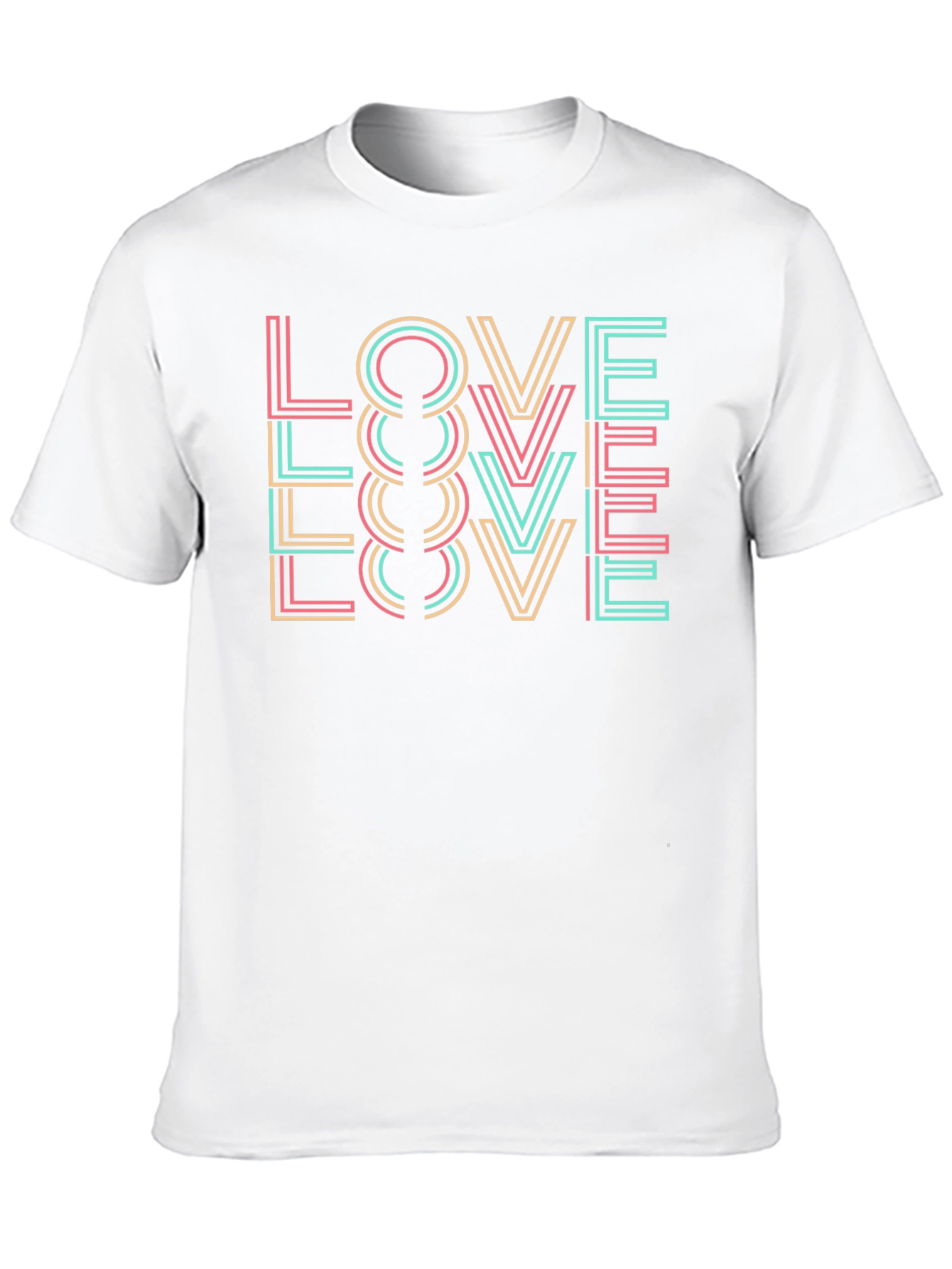 Retro LOVE Graphic Tee - Stylish Comfort