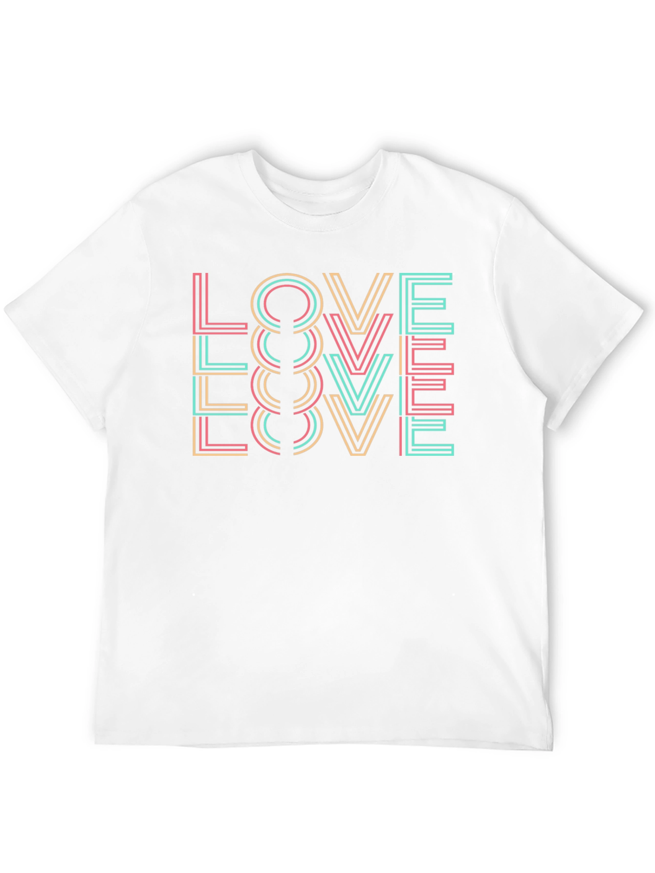 Retro LOVE Graphic Tee - Stylish Comfort